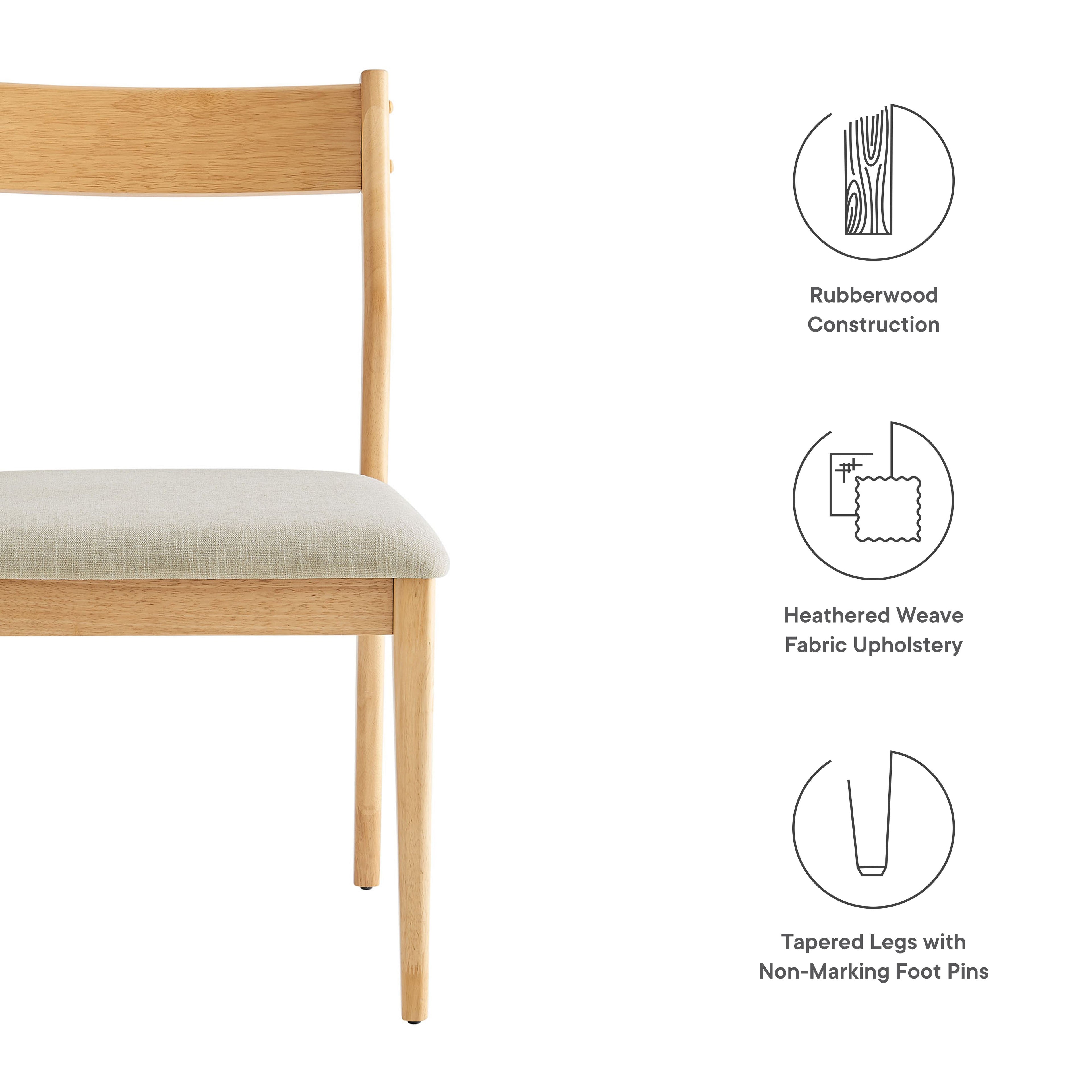 Solara Dining Side Chairs Set of 2 by Modway