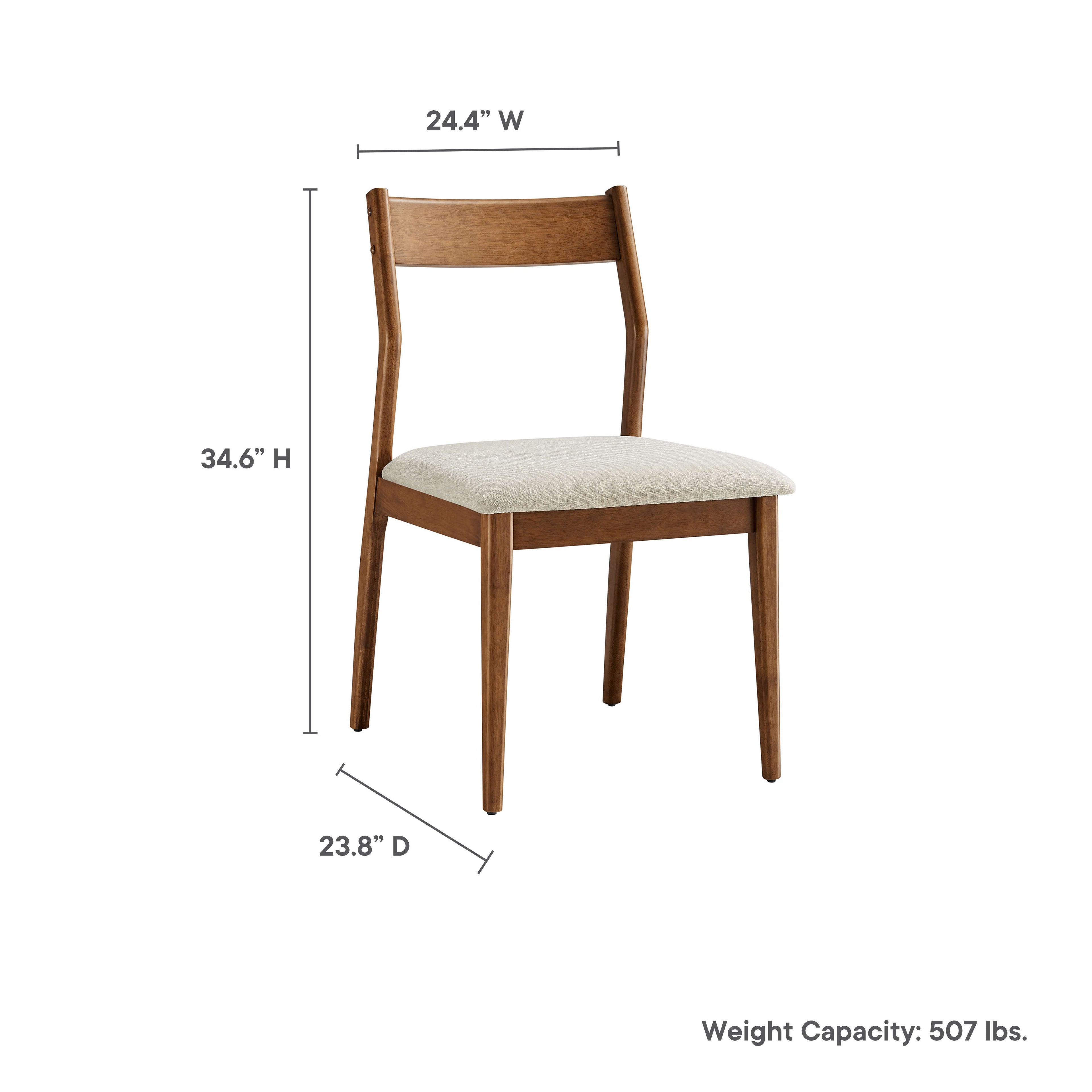 Solara Dining Side Chairs Set of 2 by Modway