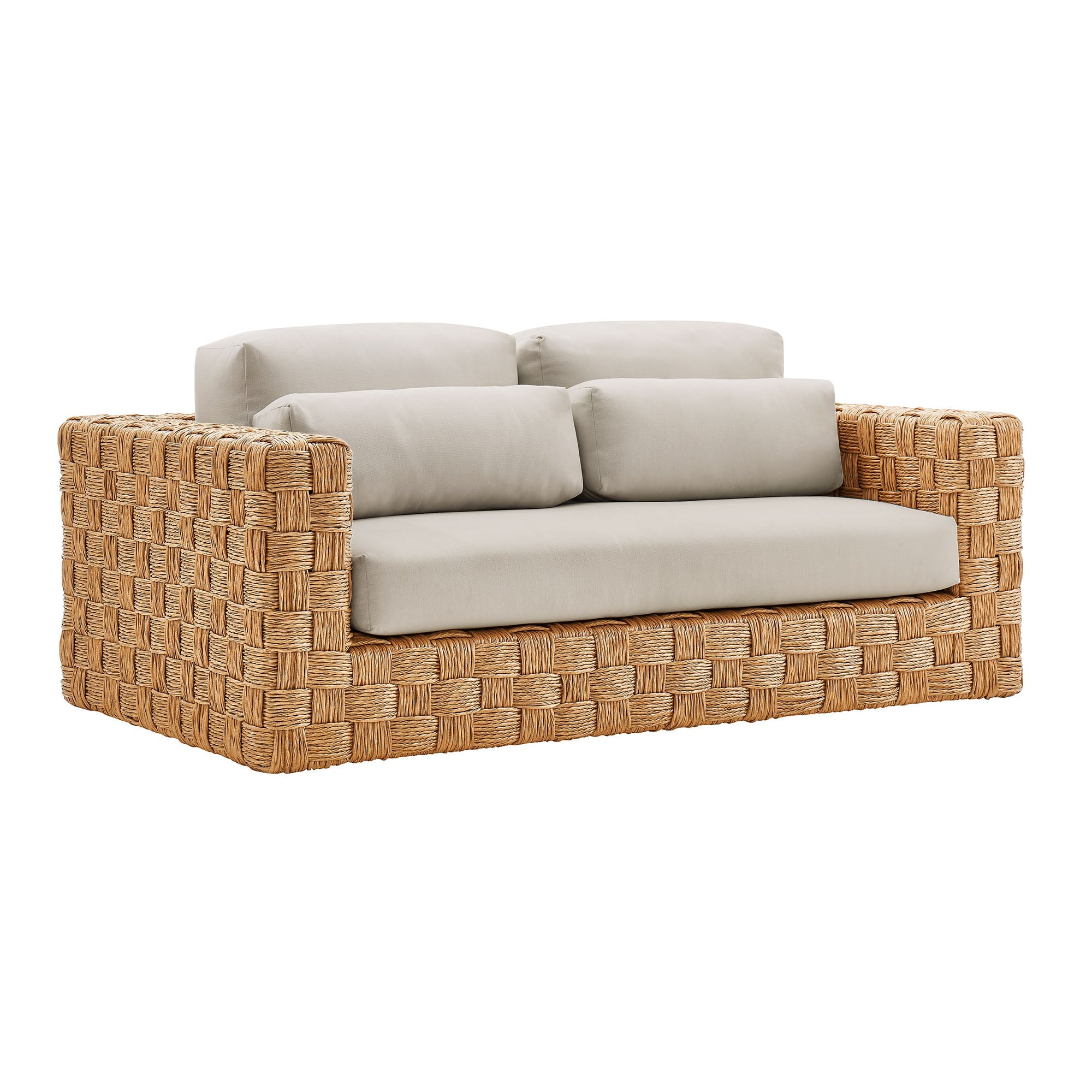 Thames 4-Piece Outdoor Patio Wicker Rattan Furniture Set
