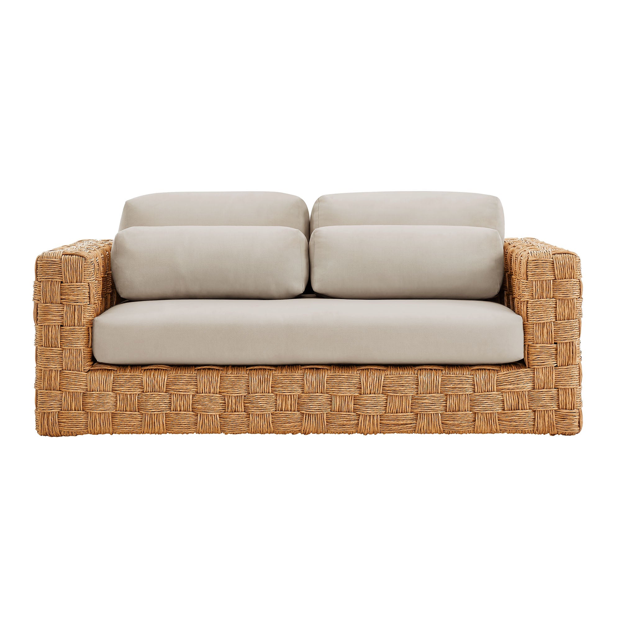 Thames 4-Piece Outdoor Patio Wicker Rattan Furniture Set