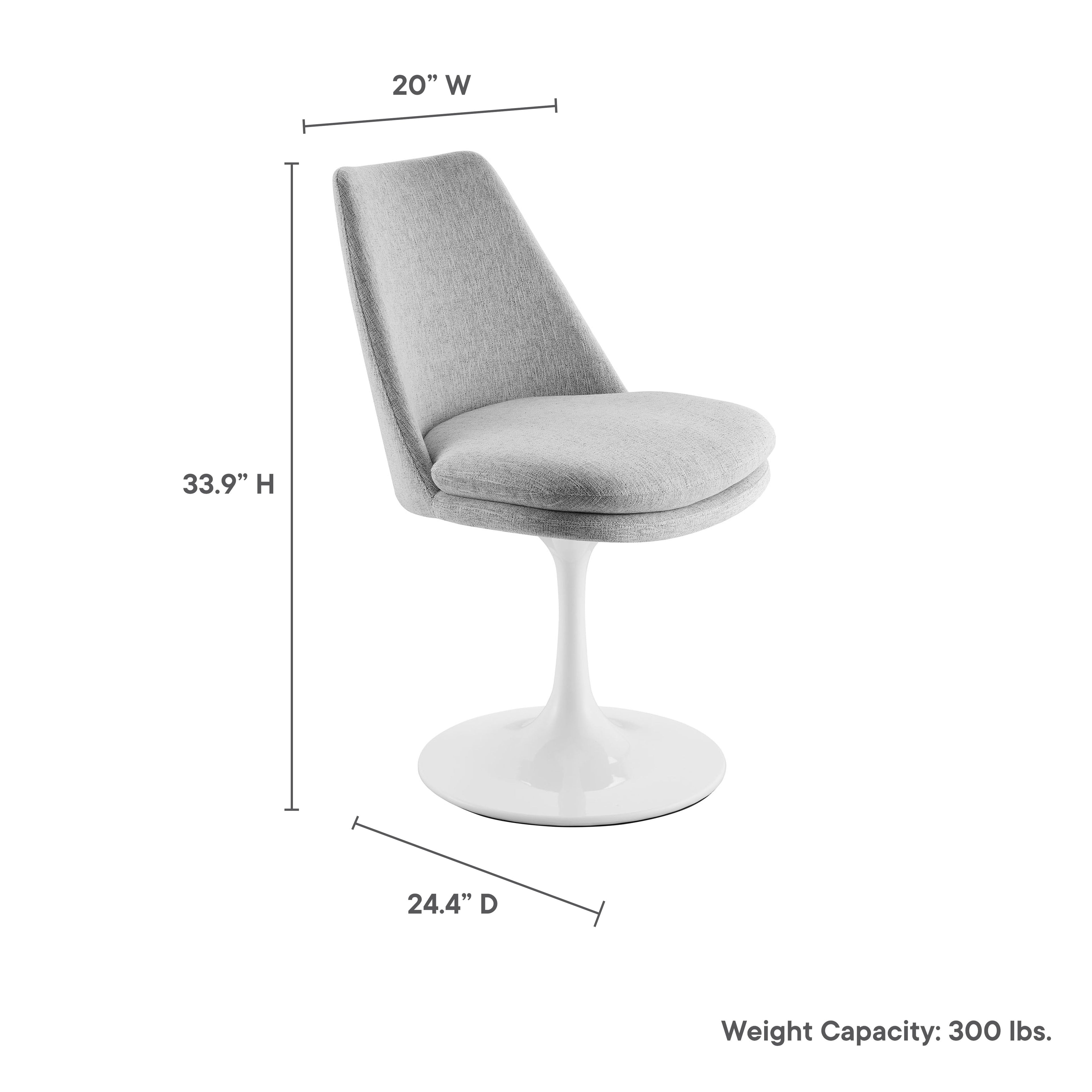 Lippa Swivel Dining Chair by Modway