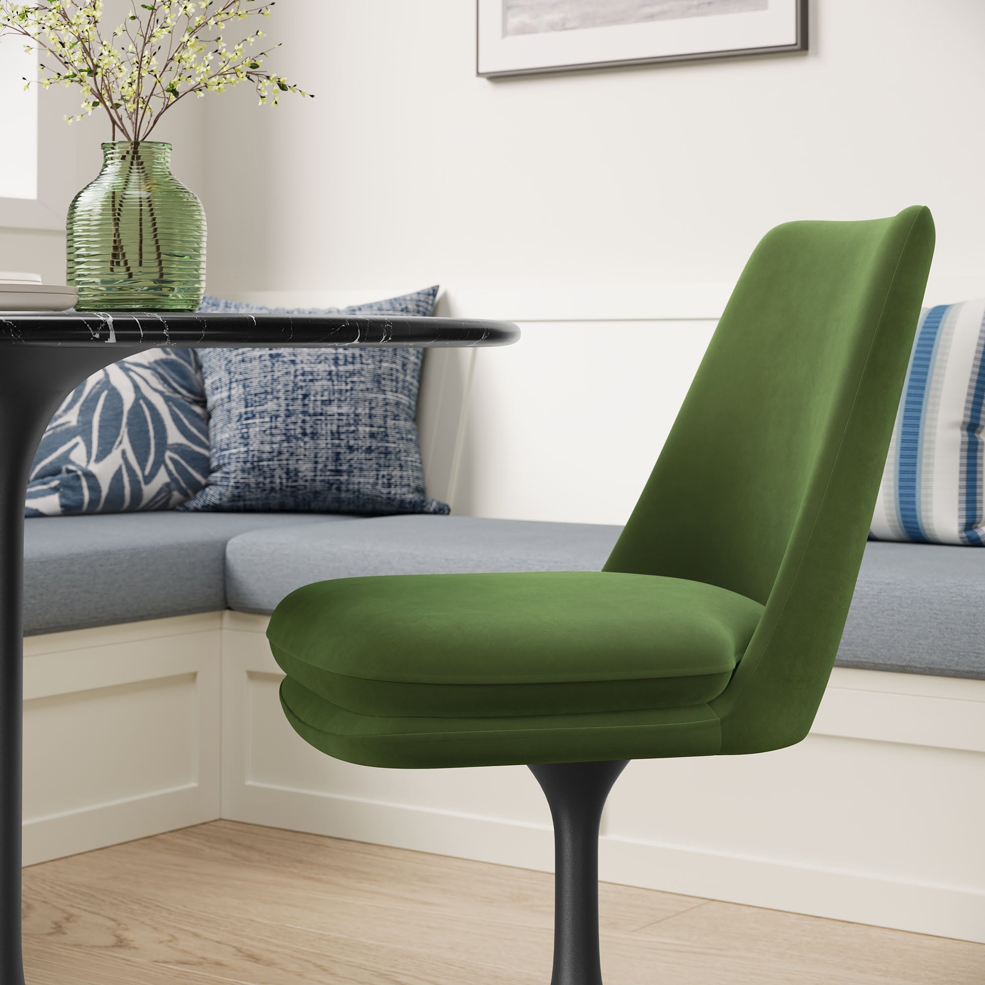 Lippa Swivel Dining Chair by Modway