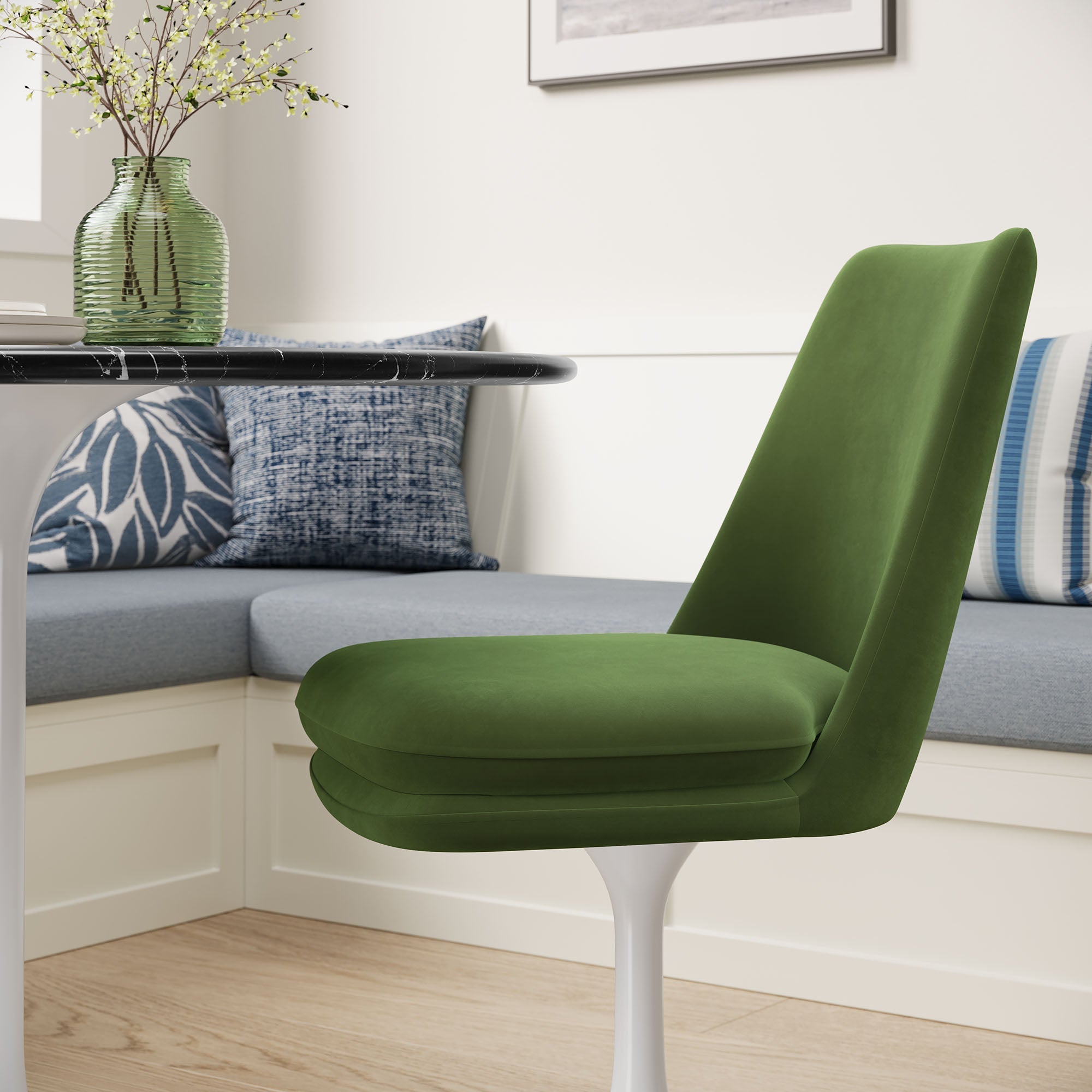 Lippa Swivel Dining Chair by Modway