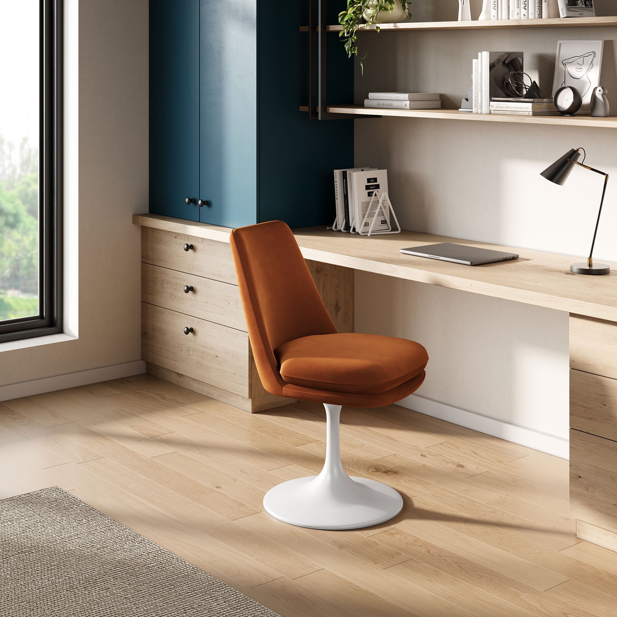 Lippa Swivel Dining Chair by Modway