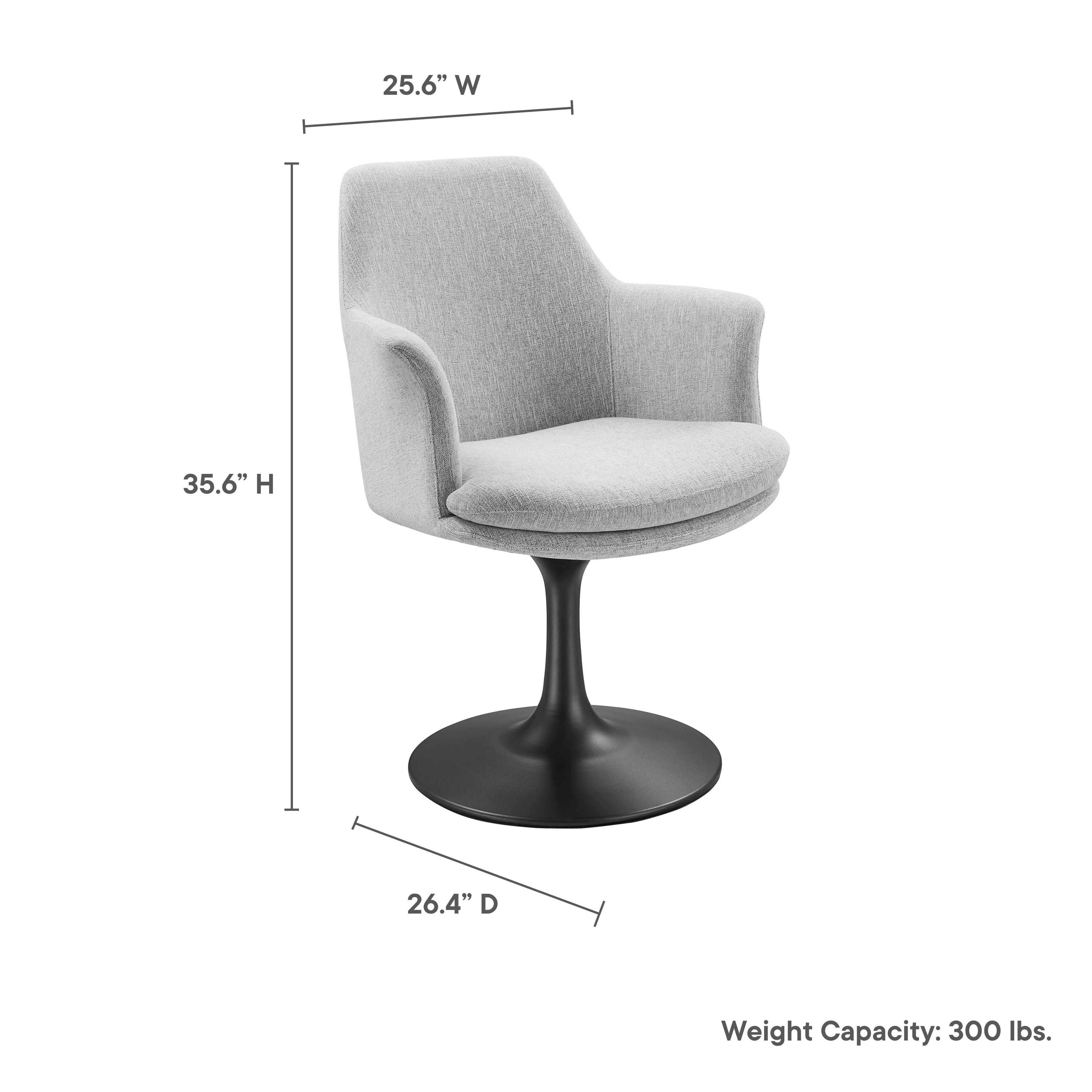 Lippa Swivel Dining Armchair by Modway
