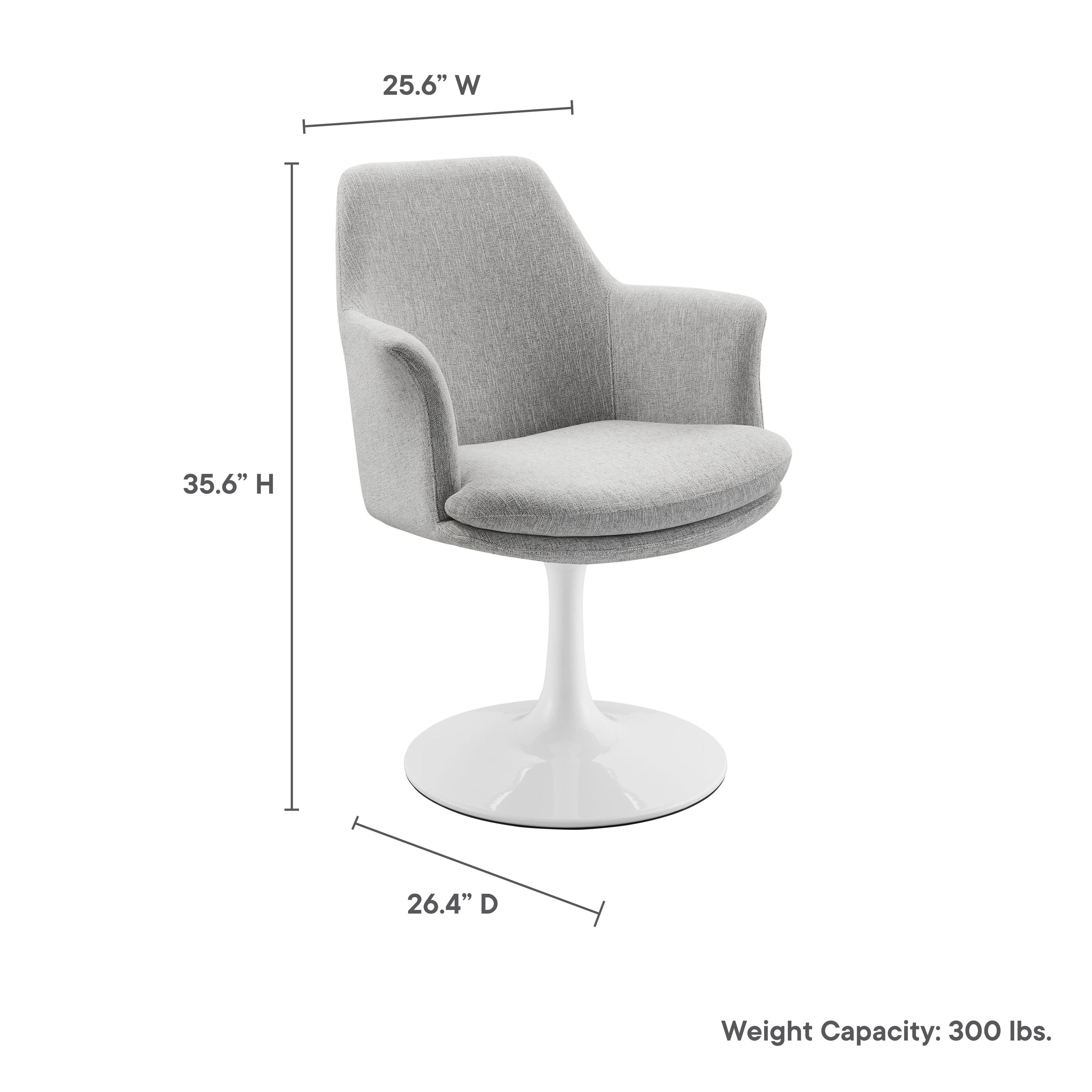 Lippa Swivel Dining Armchair by Modway