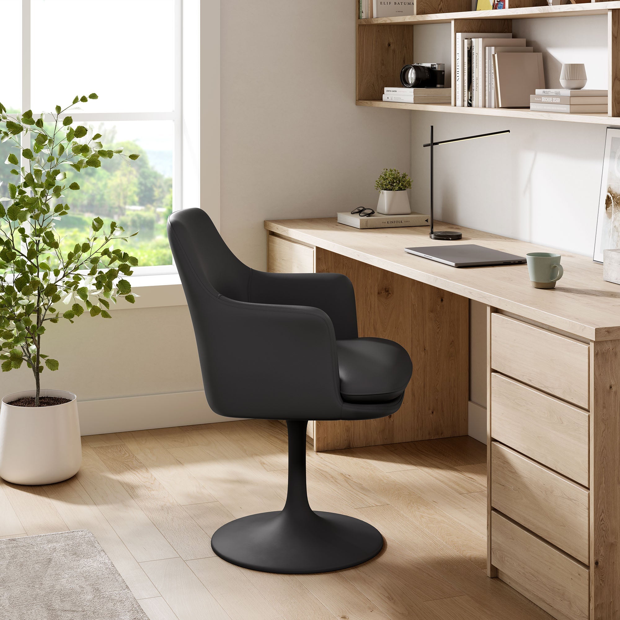 Lippa Swivel Dining Armchair by Modway