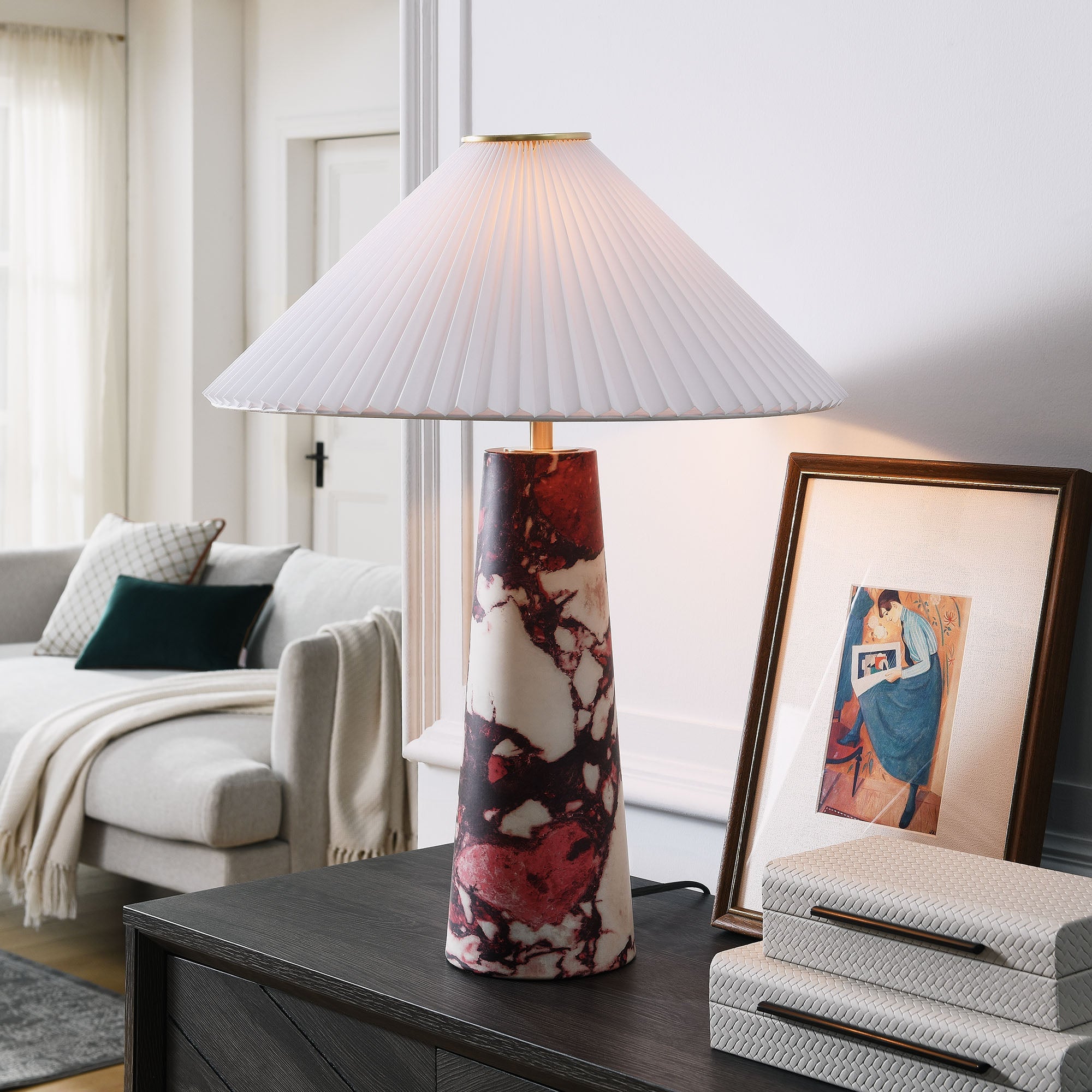 Nera Marble Table Lamp by Modway
