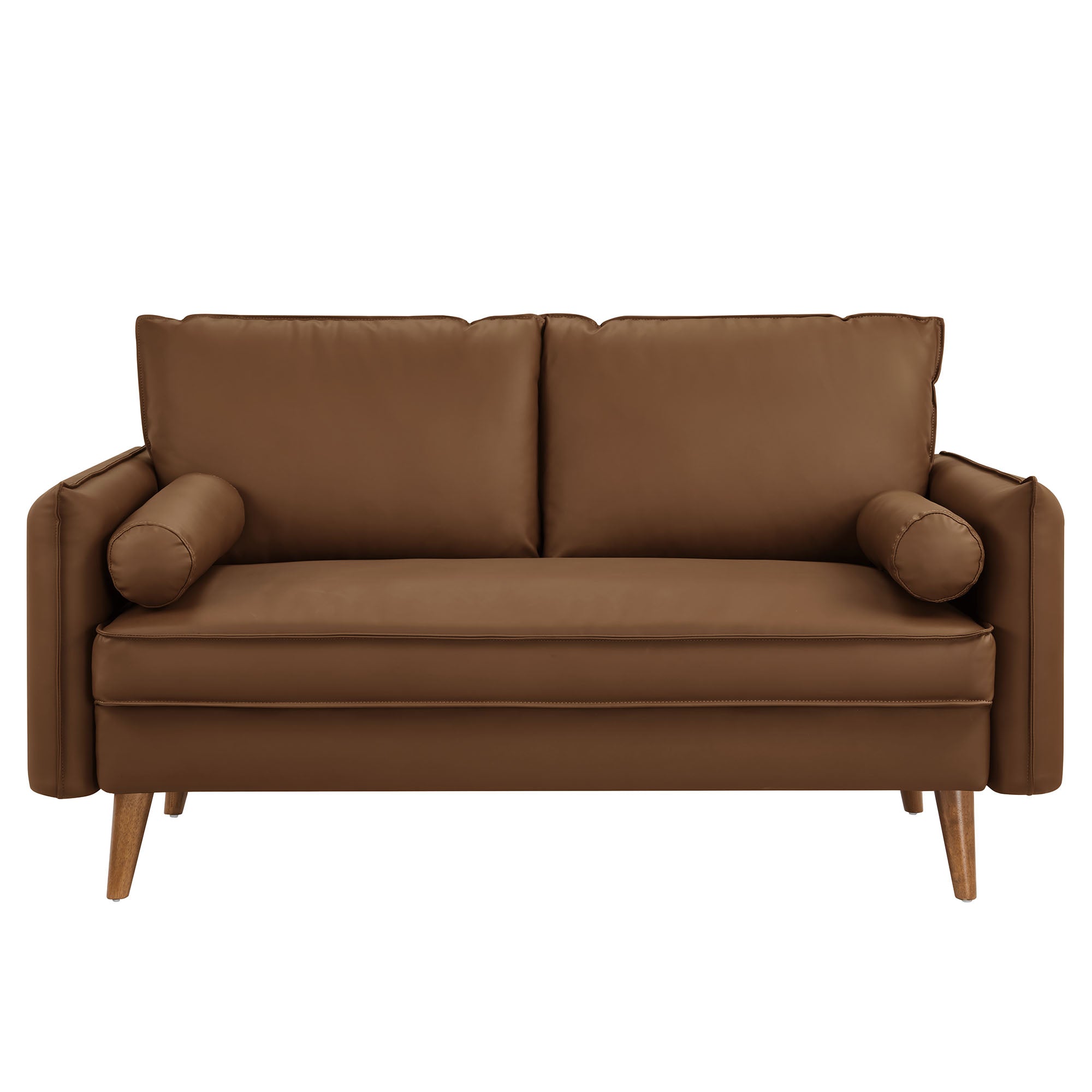 Revive Upholstered Vegan Leather Loveseat by Modway