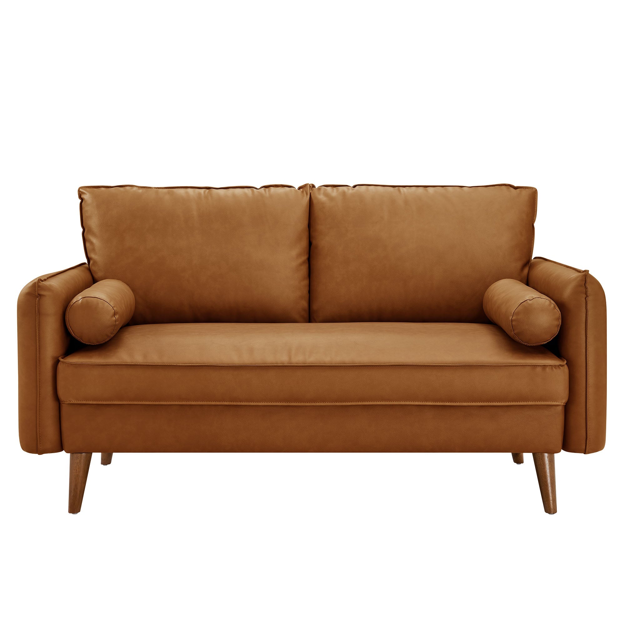 Revive Upholstered Vegan Leather Loveseat by Modway