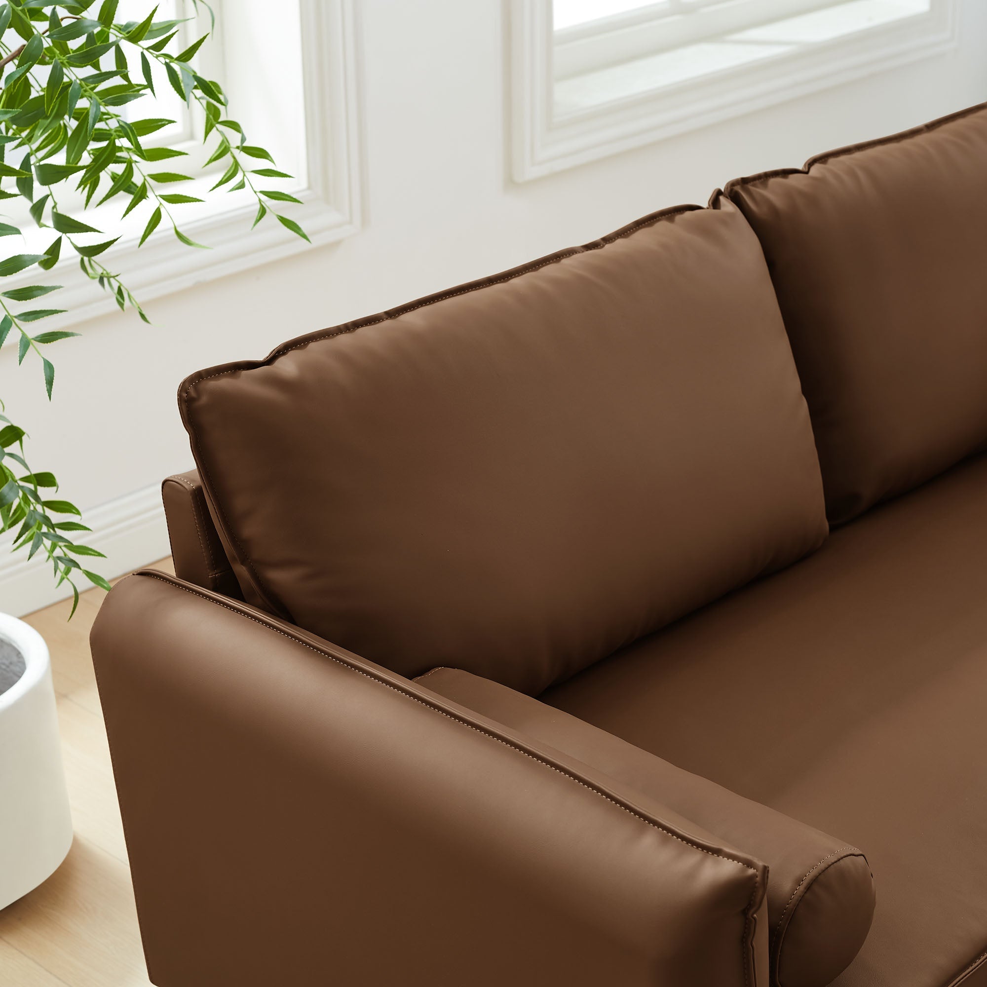 Revive Upholstered Vegan Leather Sofa by Modway