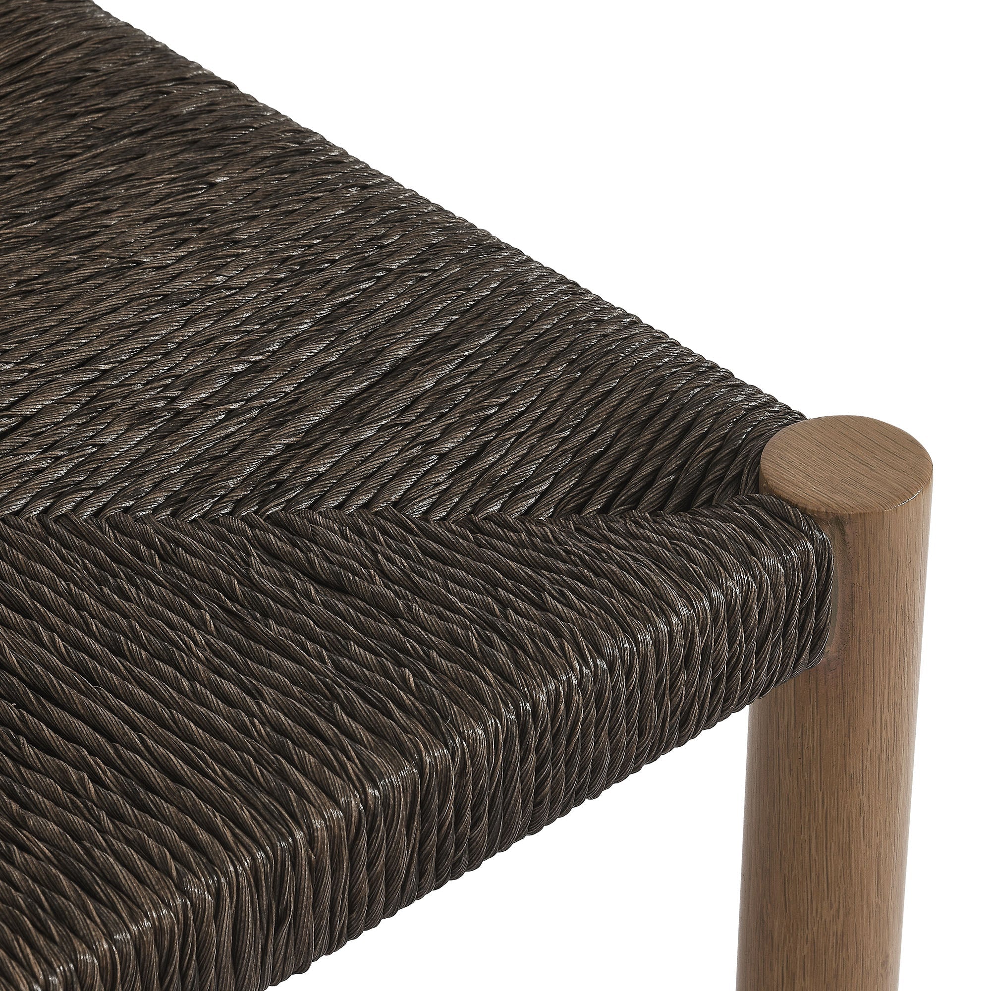 Parkland Outdoor Patio Rattan and Aluminum Counter Stools Set of 2 by Modway
