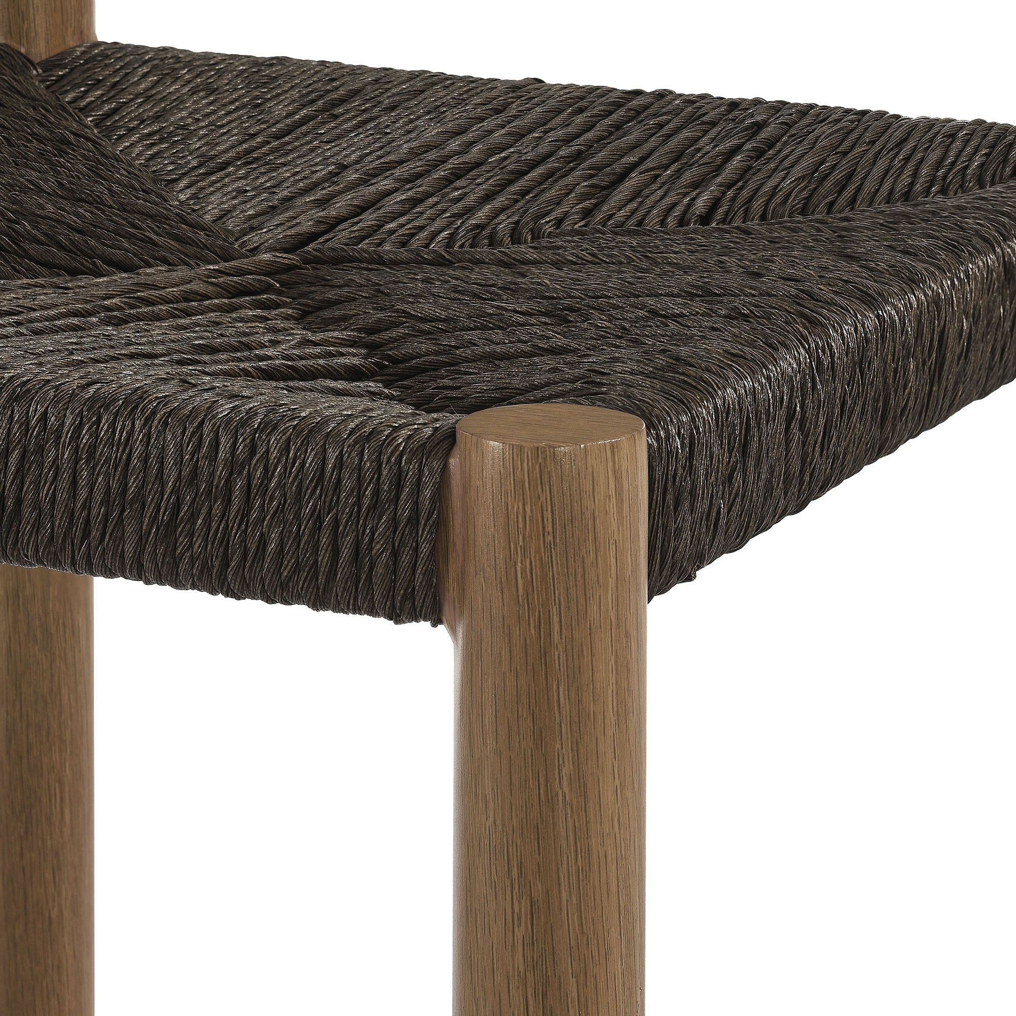 Parkland Outdoor Patio Rattan and Aluminum Bar Stools Set of 2 by Modway