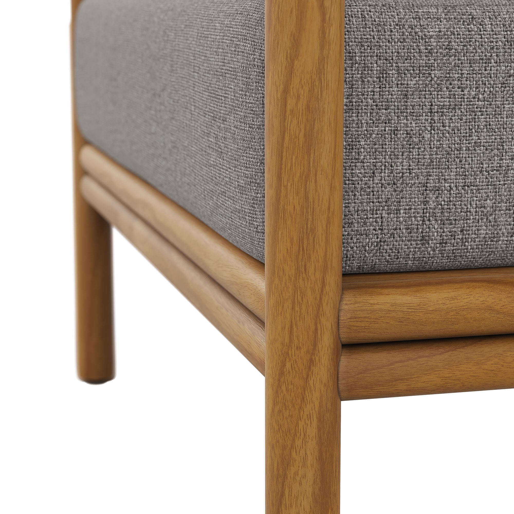 Wren Outdoor Patio Teak Wood Armchair Set of 2 by Modway