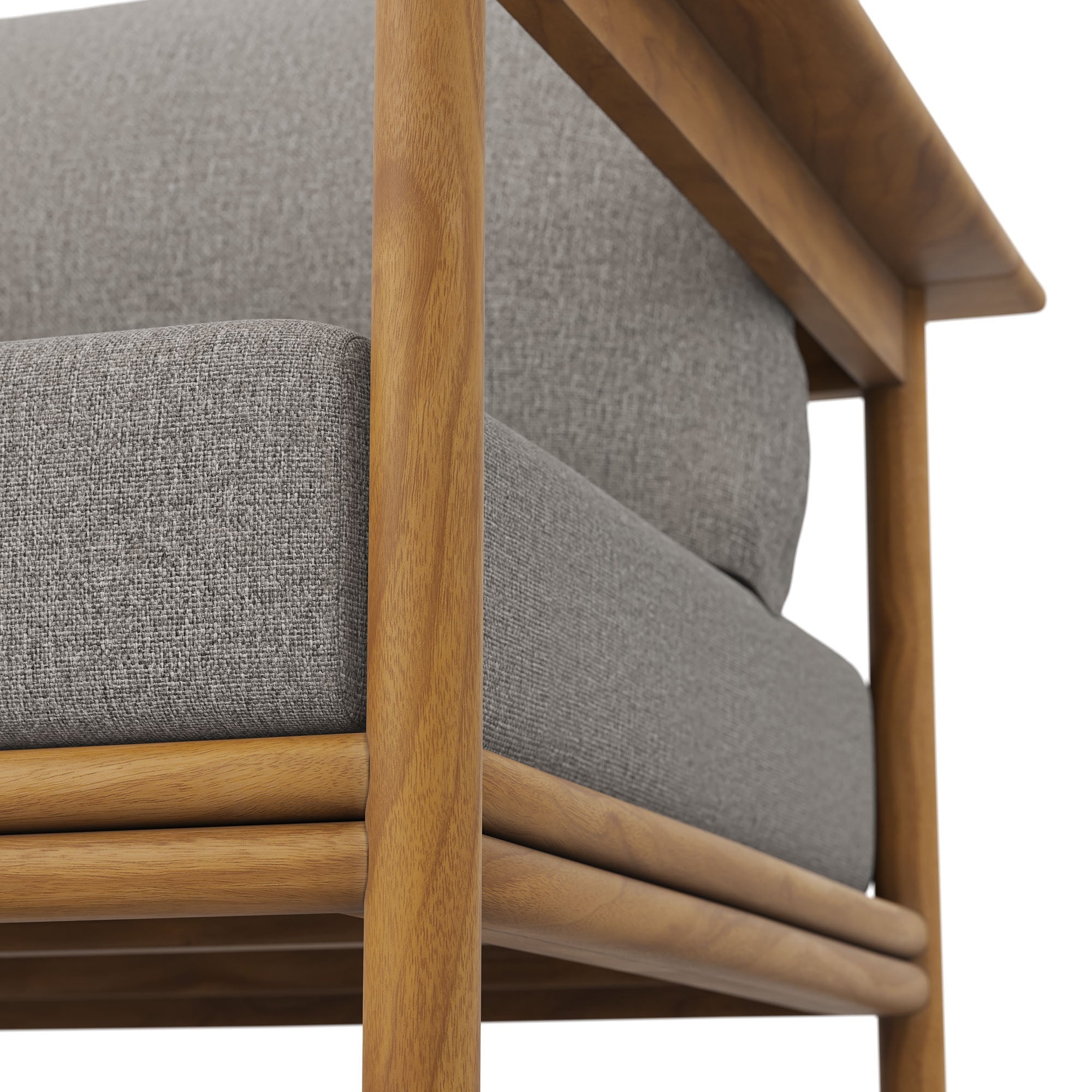 Wren Outdoor Patio Teak Wood Armchair Set of 2 by Modway