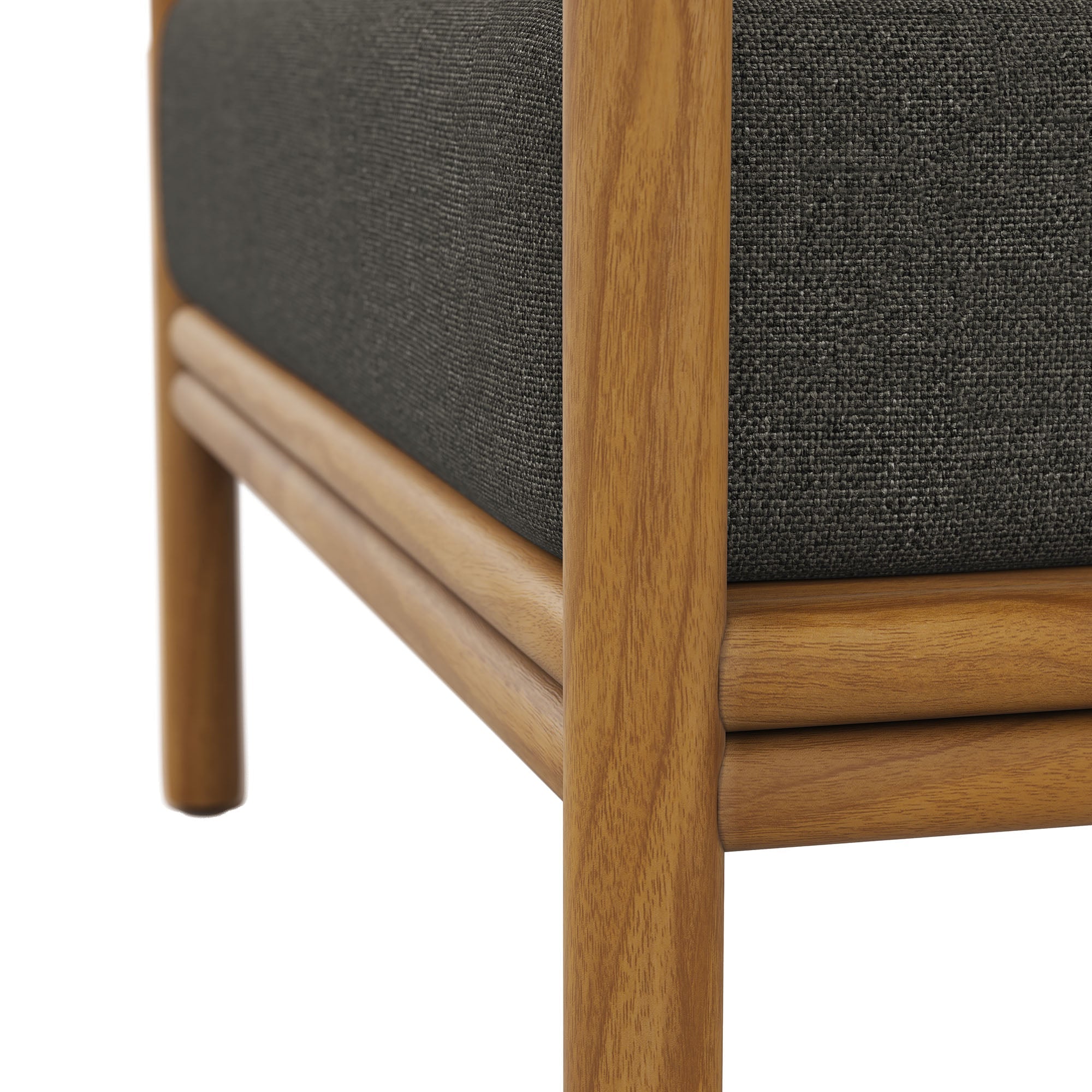 Wren Outdoor Patio Teak Wood Armchair Set of 2 by Modway