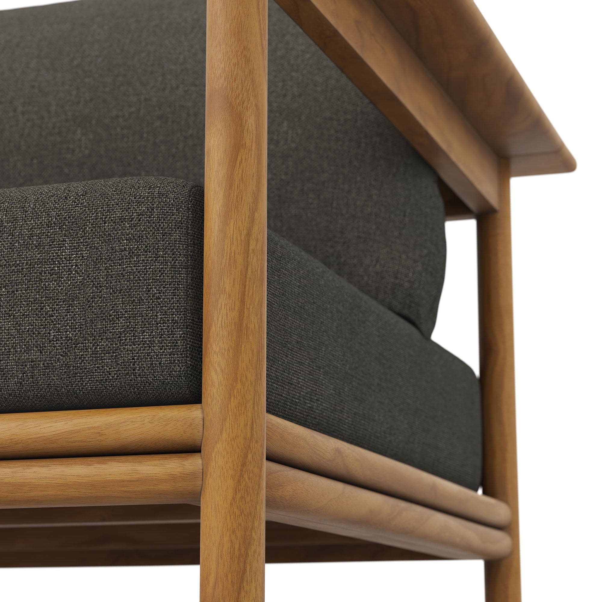 Wren Outdoor Patio Teak Wood Armchair Set of 2 by Modway
