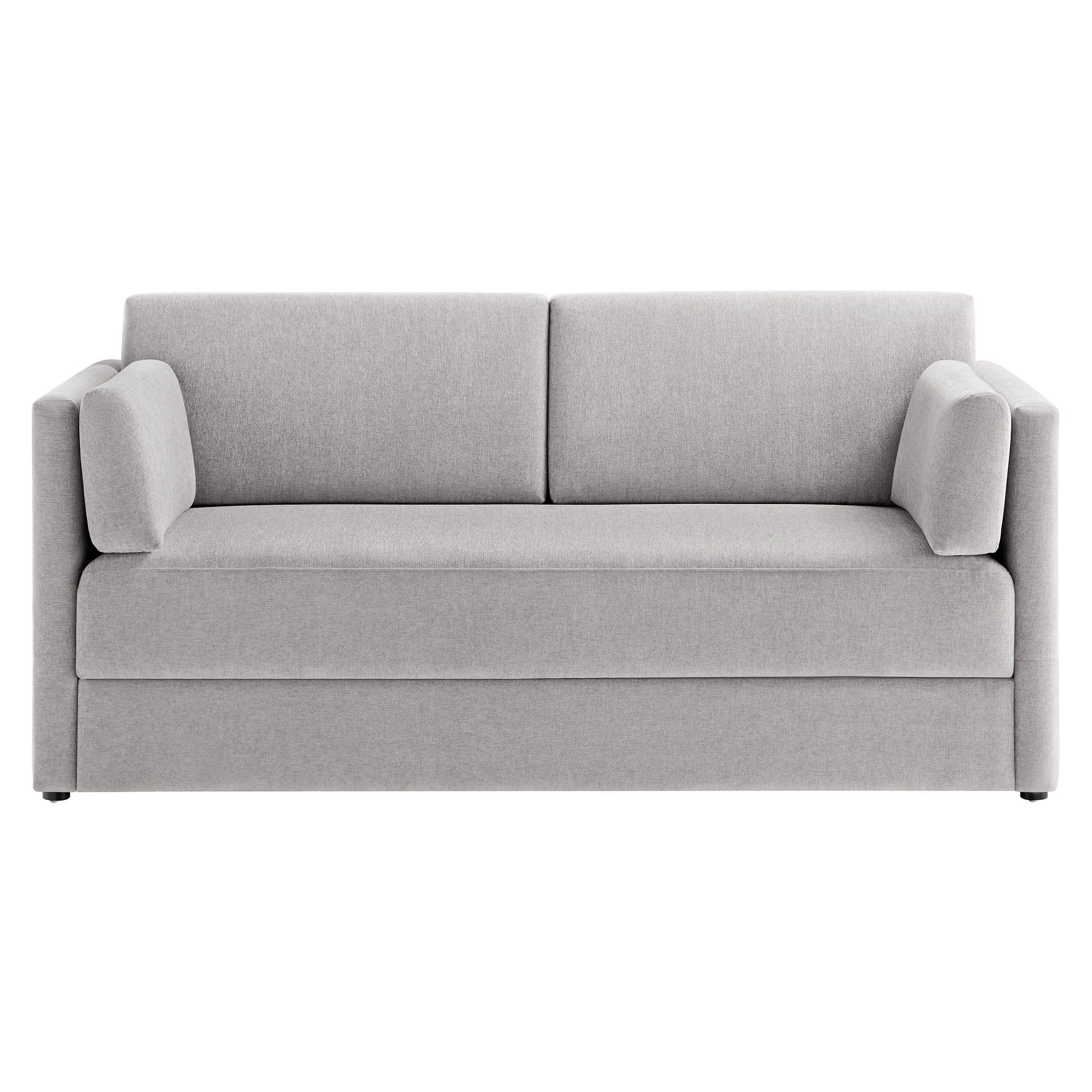 Linden Upholstered Heathered Chenille Sofa by Modway