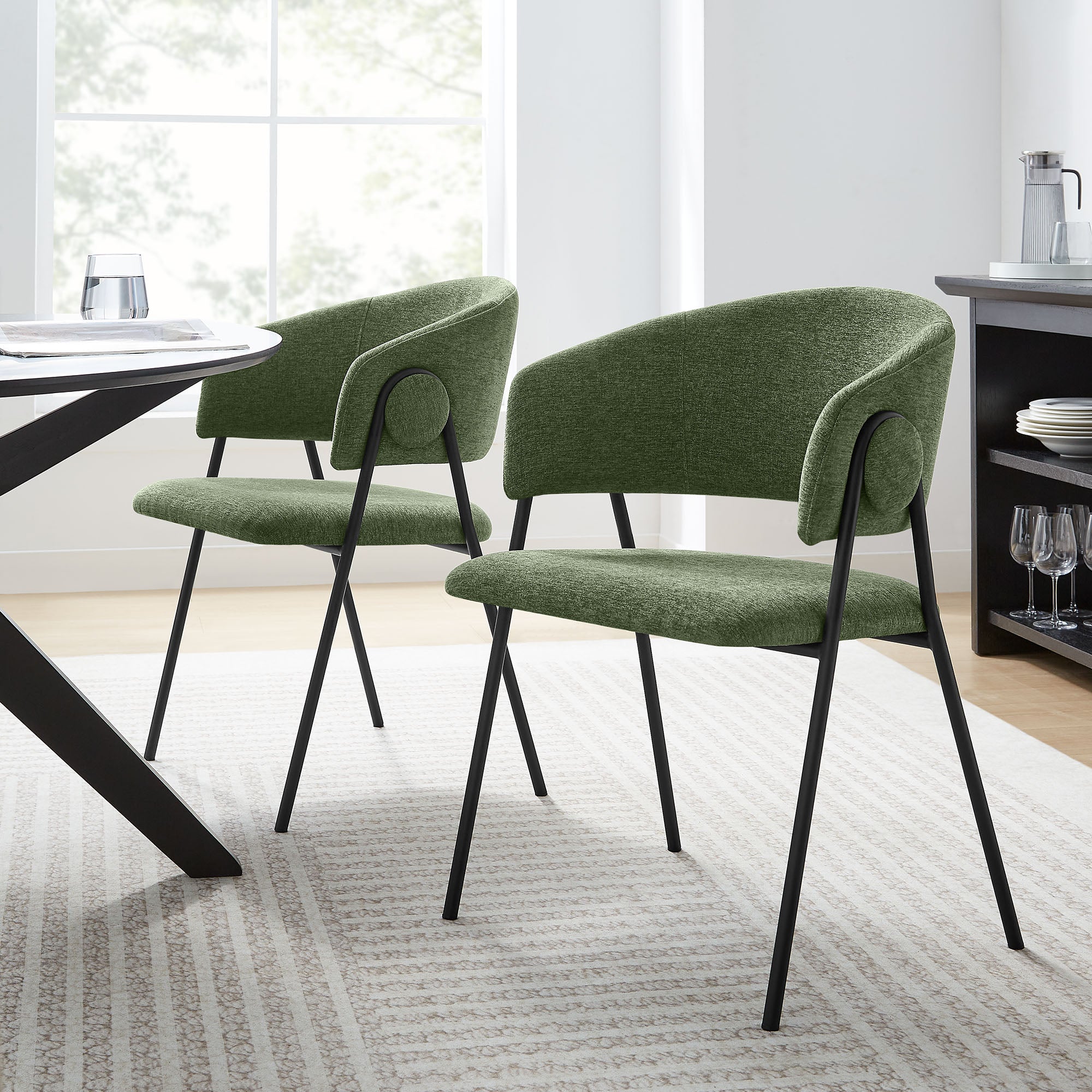 Nella Dining Chair Set of 2 by Modway