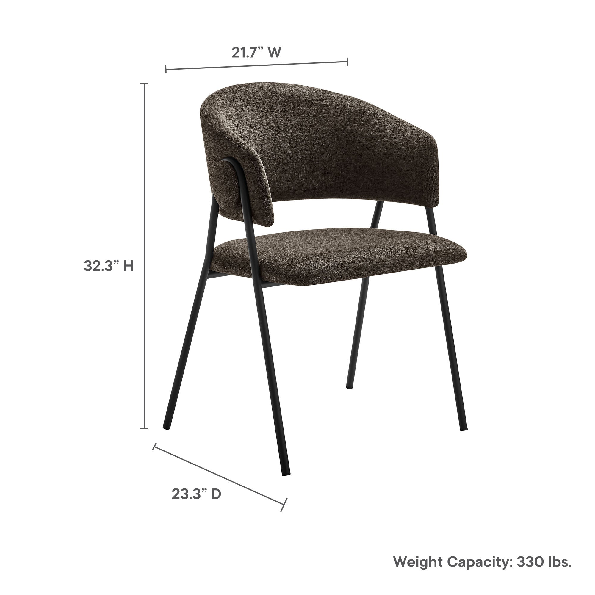 Nella Dining Chair Set of 2 by Modway