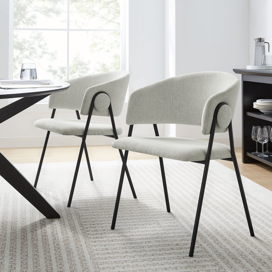 Nella Dining Chair Set of 2 by Modway