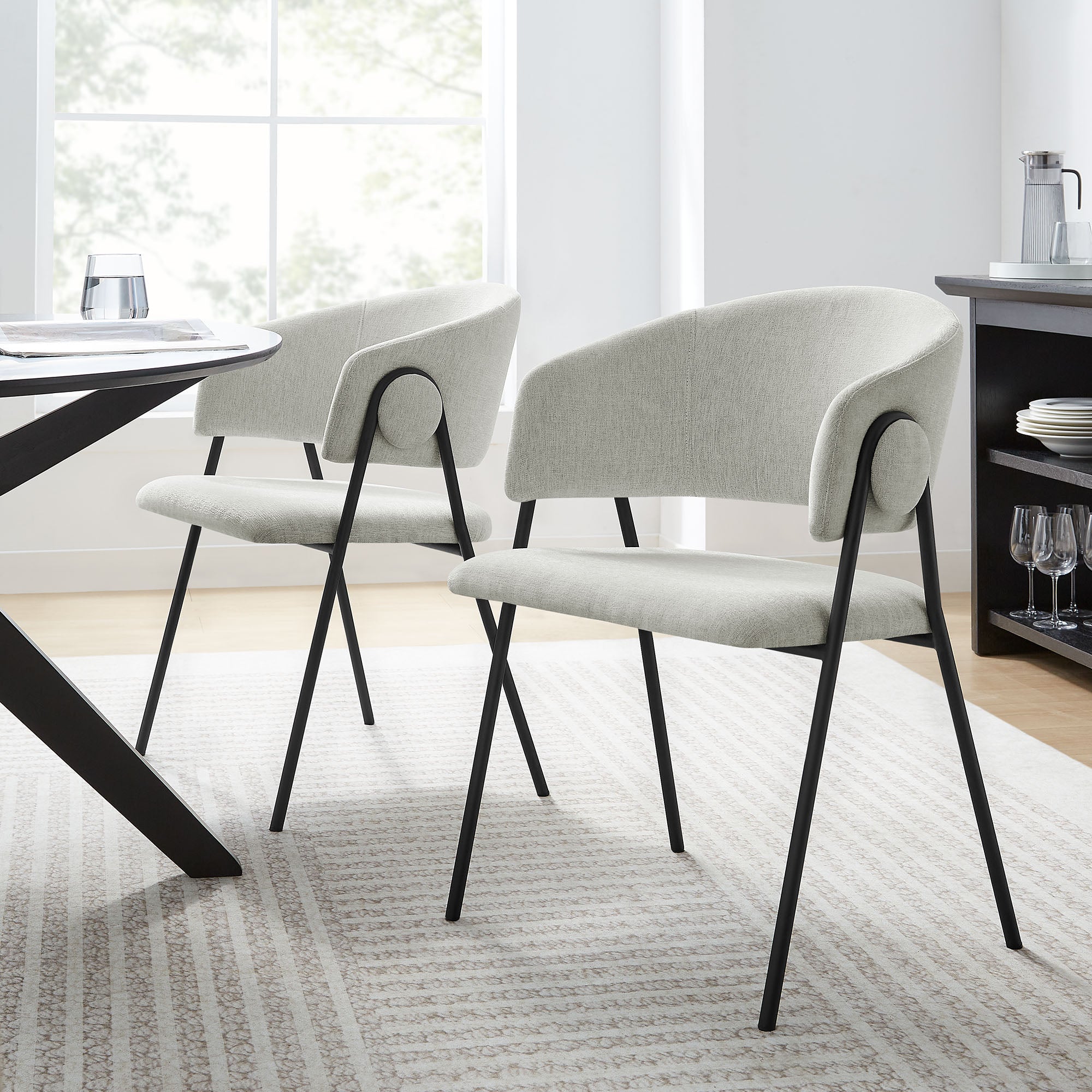 Nella Dining Chair Set of 2 by Modway