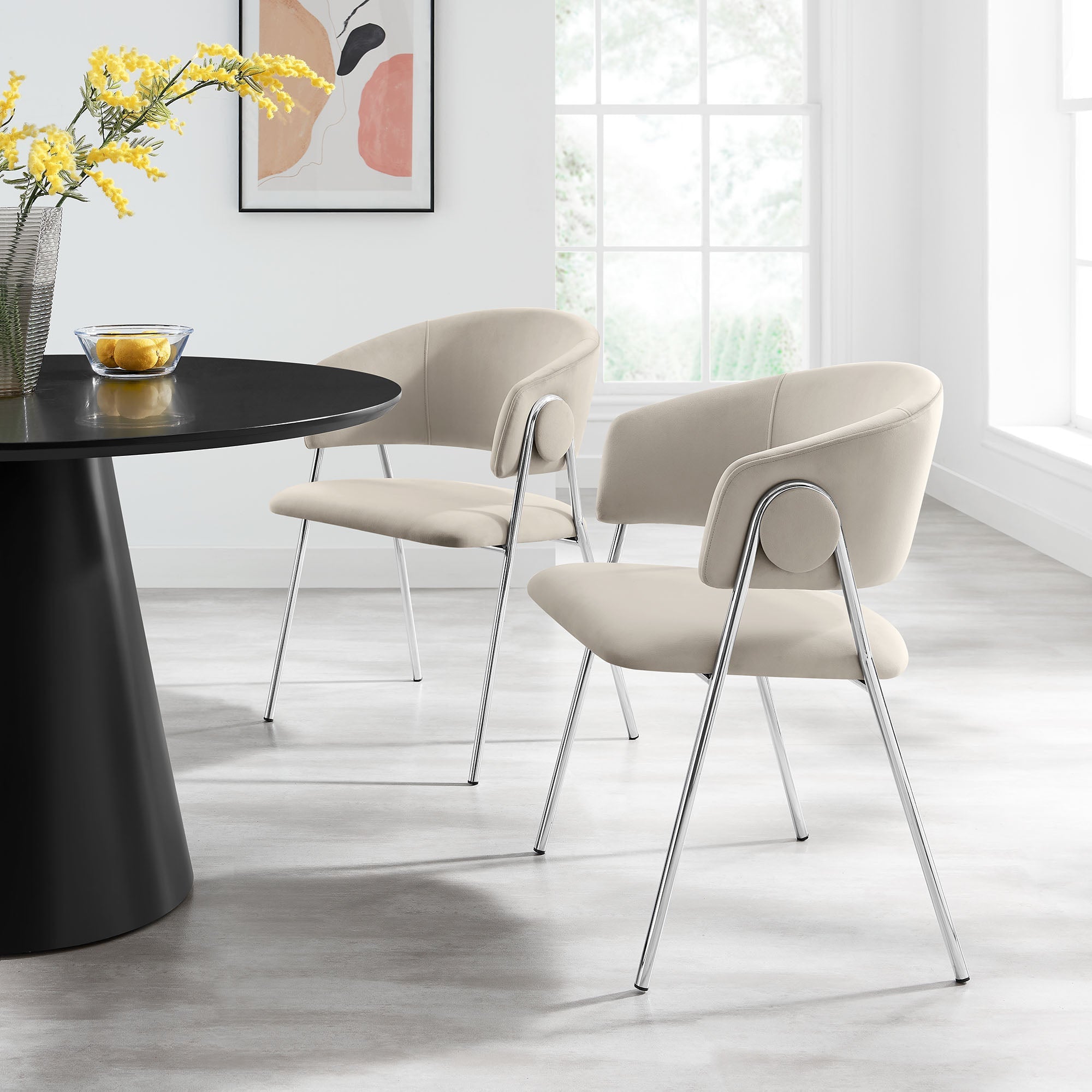 Nella Dining Chair Set of 2 by Modway