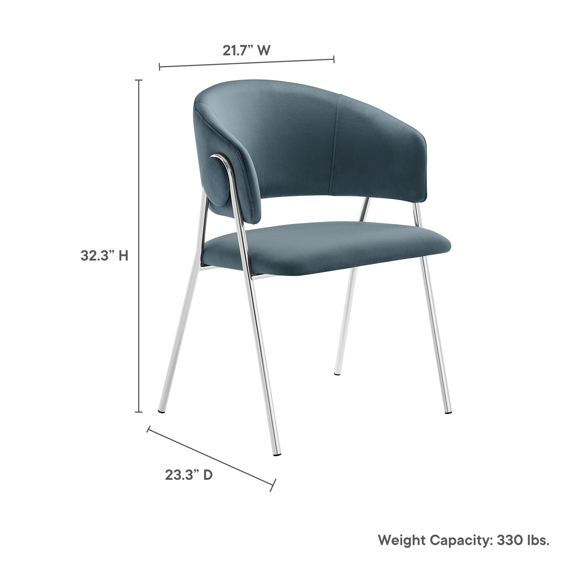 Nella Dining Chair Set of 2 by Modway
