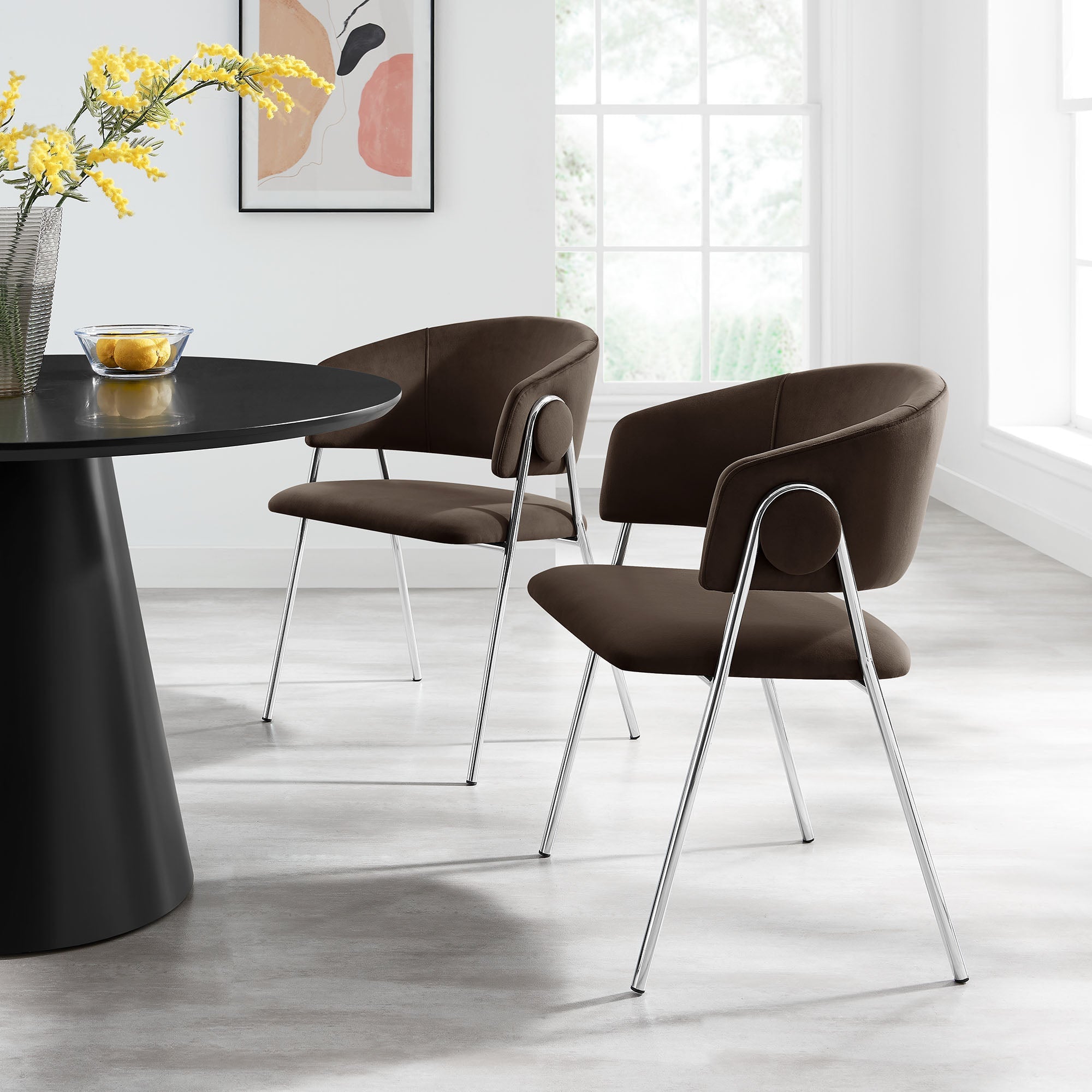 Nella Dining Chair Set of 2 by Modway