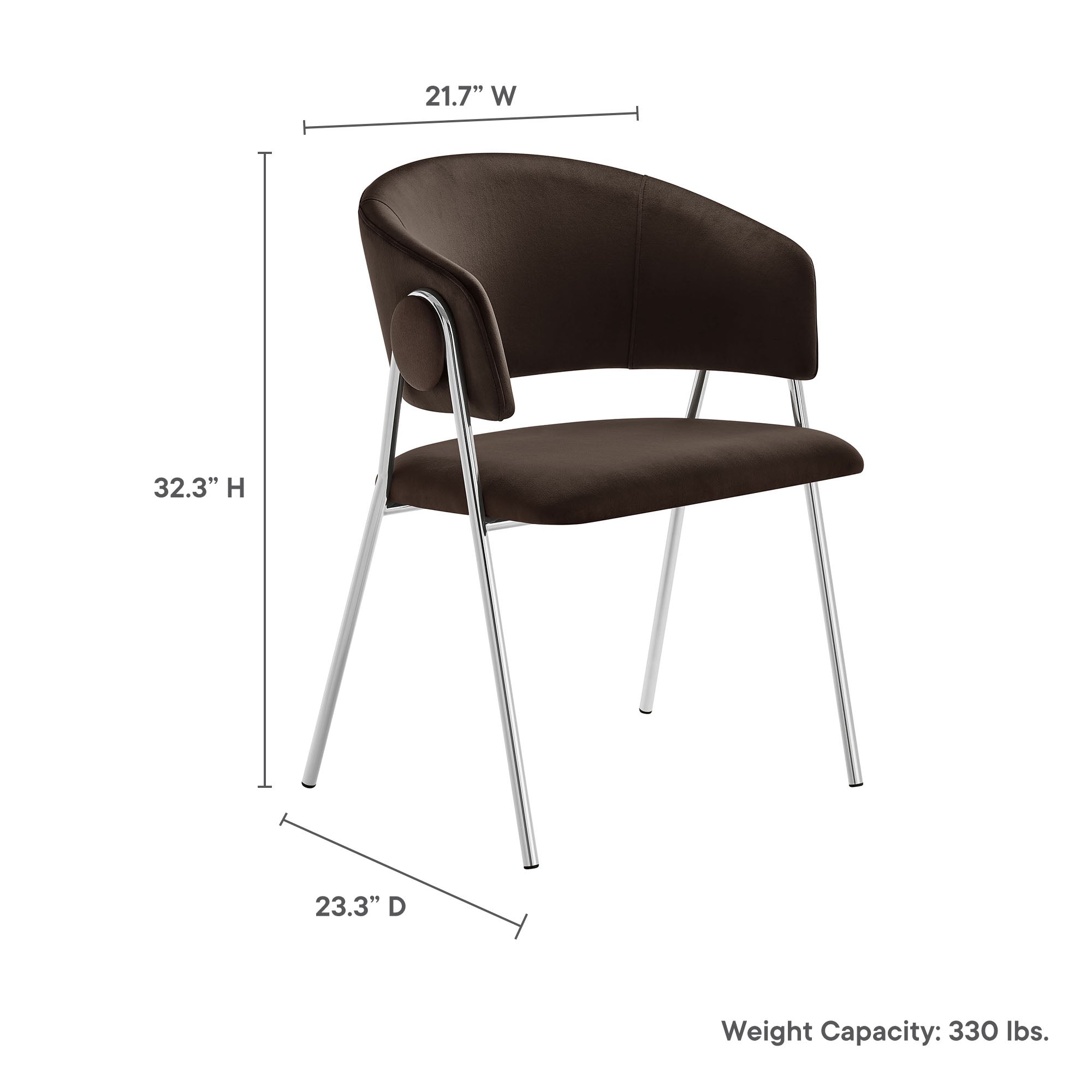 Nella Dining Chair Set of 2 by Modway