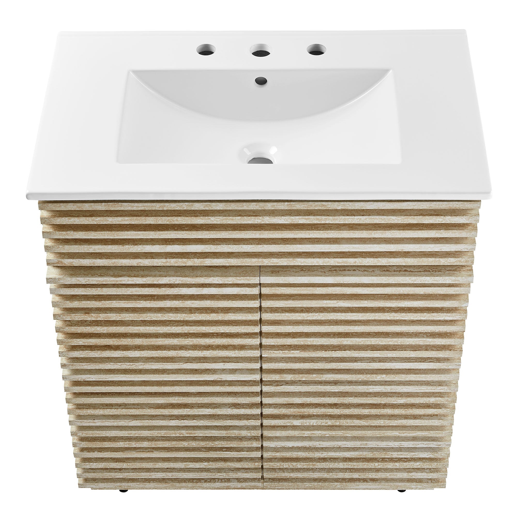 Render 30" and 36" Bathroom Vanities with White Basin Included by Modway