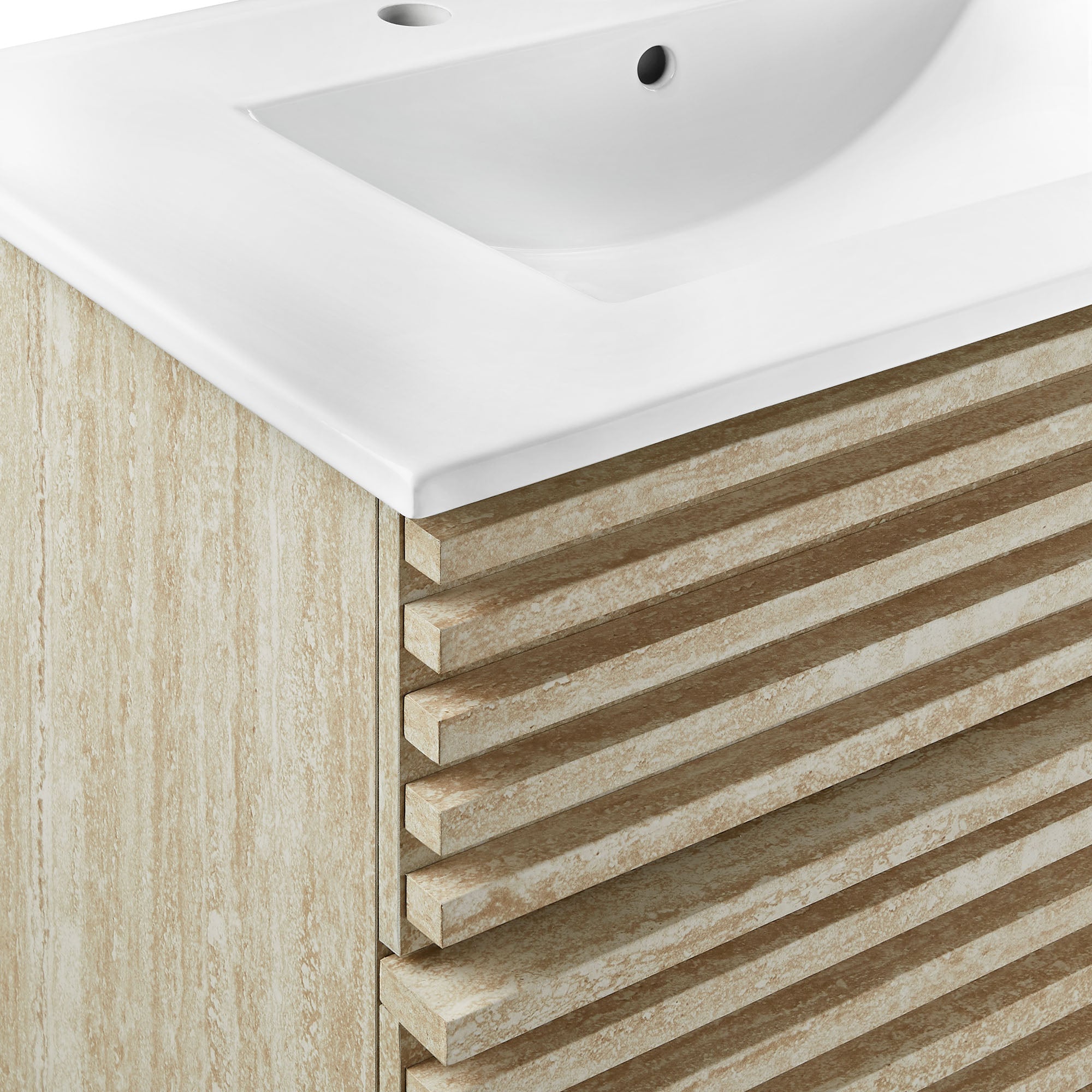 Render 30" and 36" Bathroom Vanities with White Basin Included by Modway