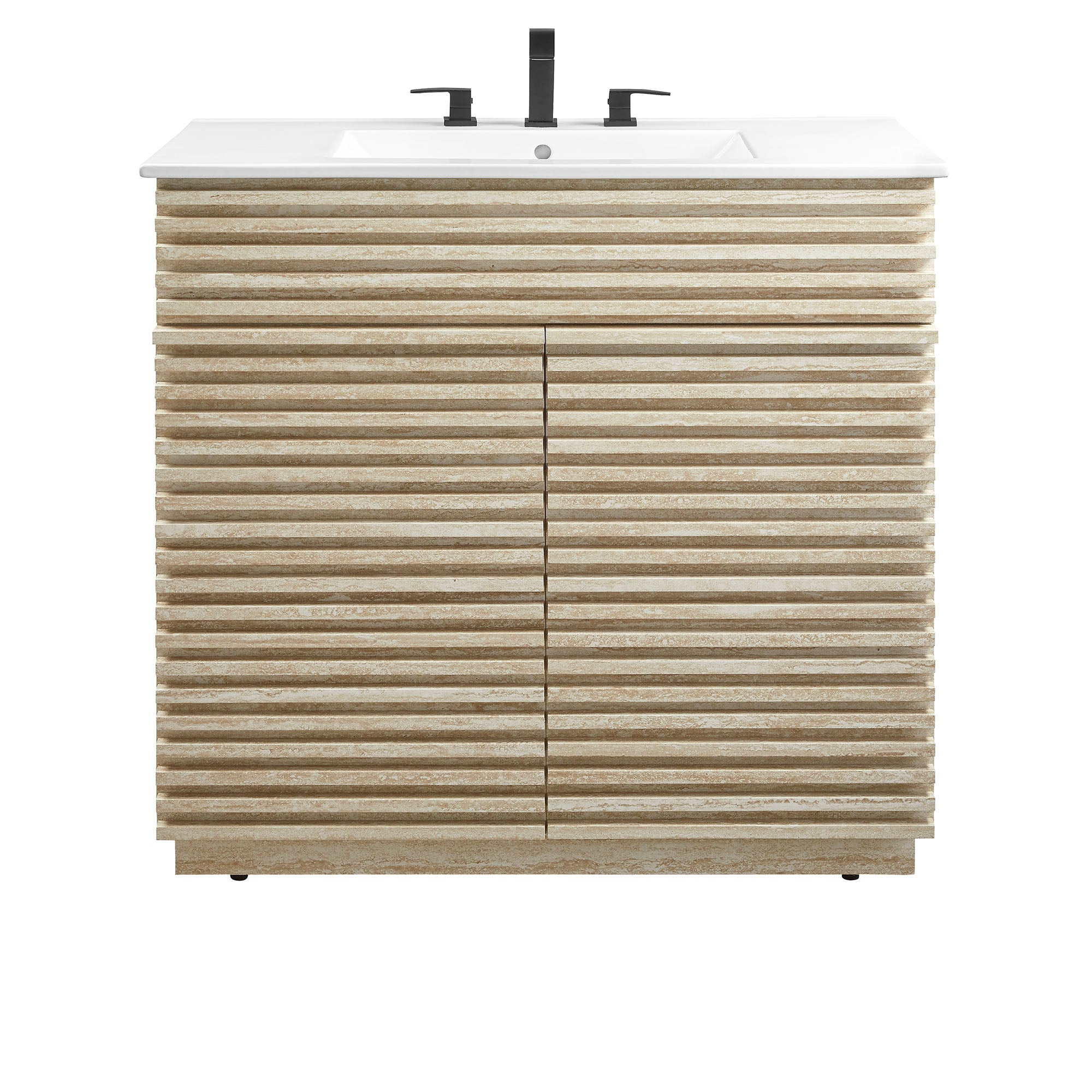 Render 30" and 36" Bathroom Vanities with White Basin Included by Modway