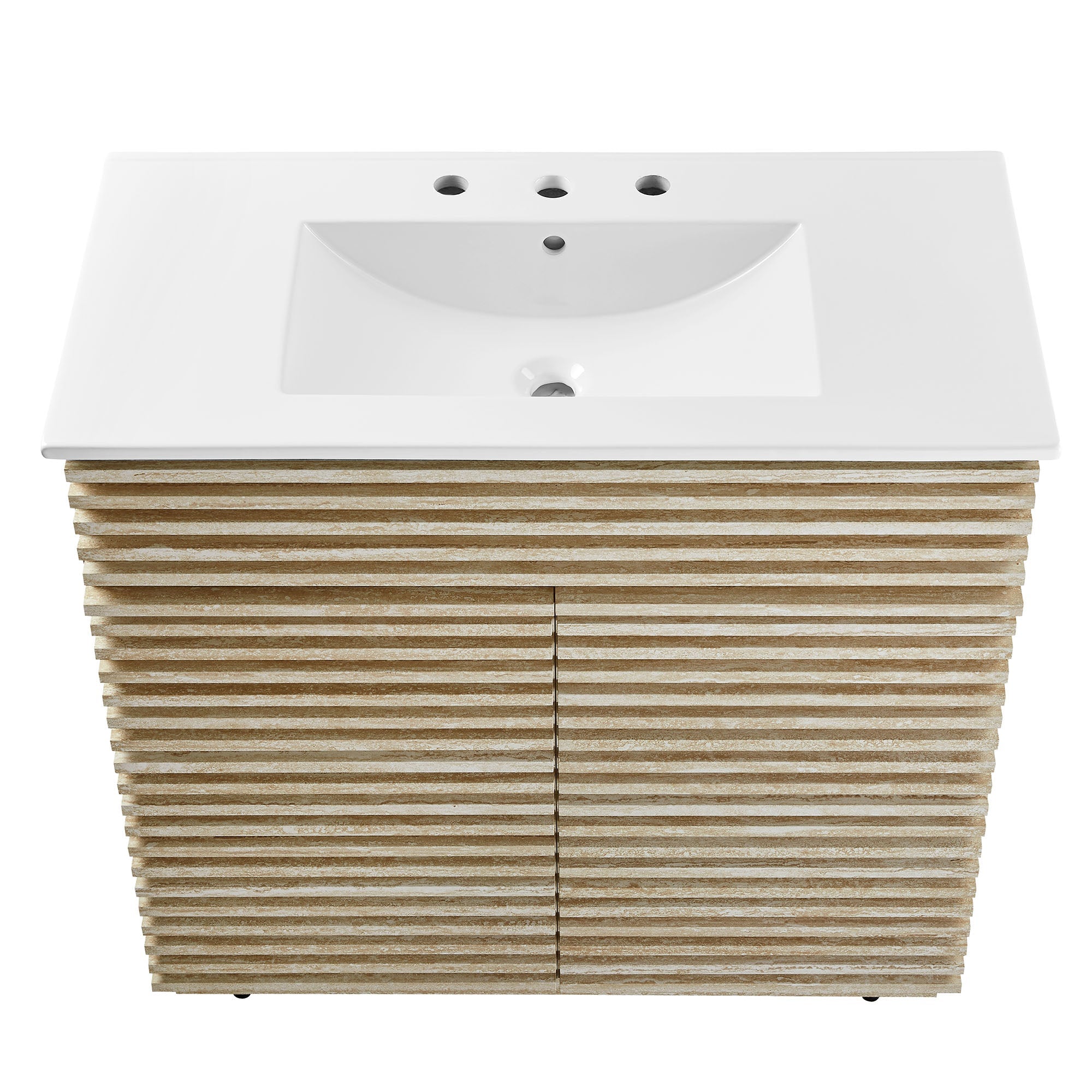 Render 30" and 36" Bathroom Vanities with White Basin Included by Modway