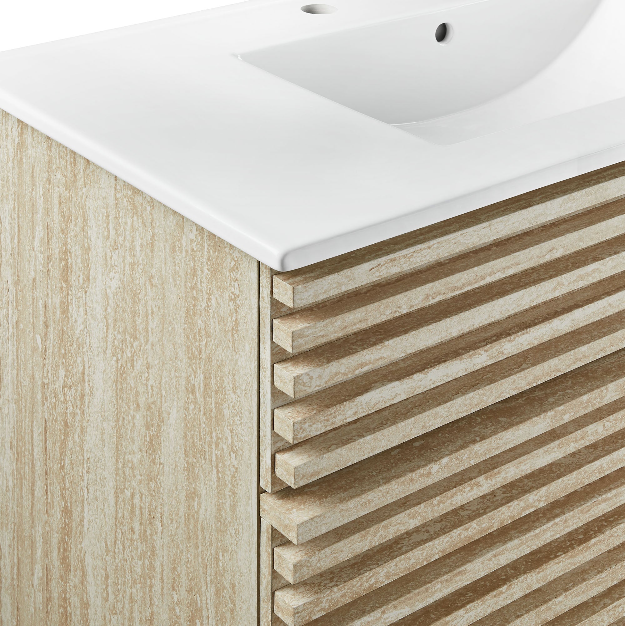 Render 30" and 36" Bathroom Vanities with White Basin Included by Modway