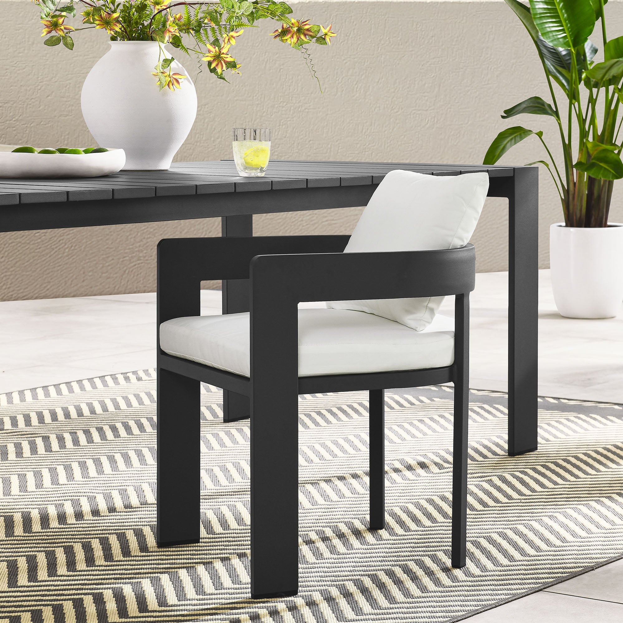 Tahoe Outdoor Patio Aluminum Dining Chair by Modway