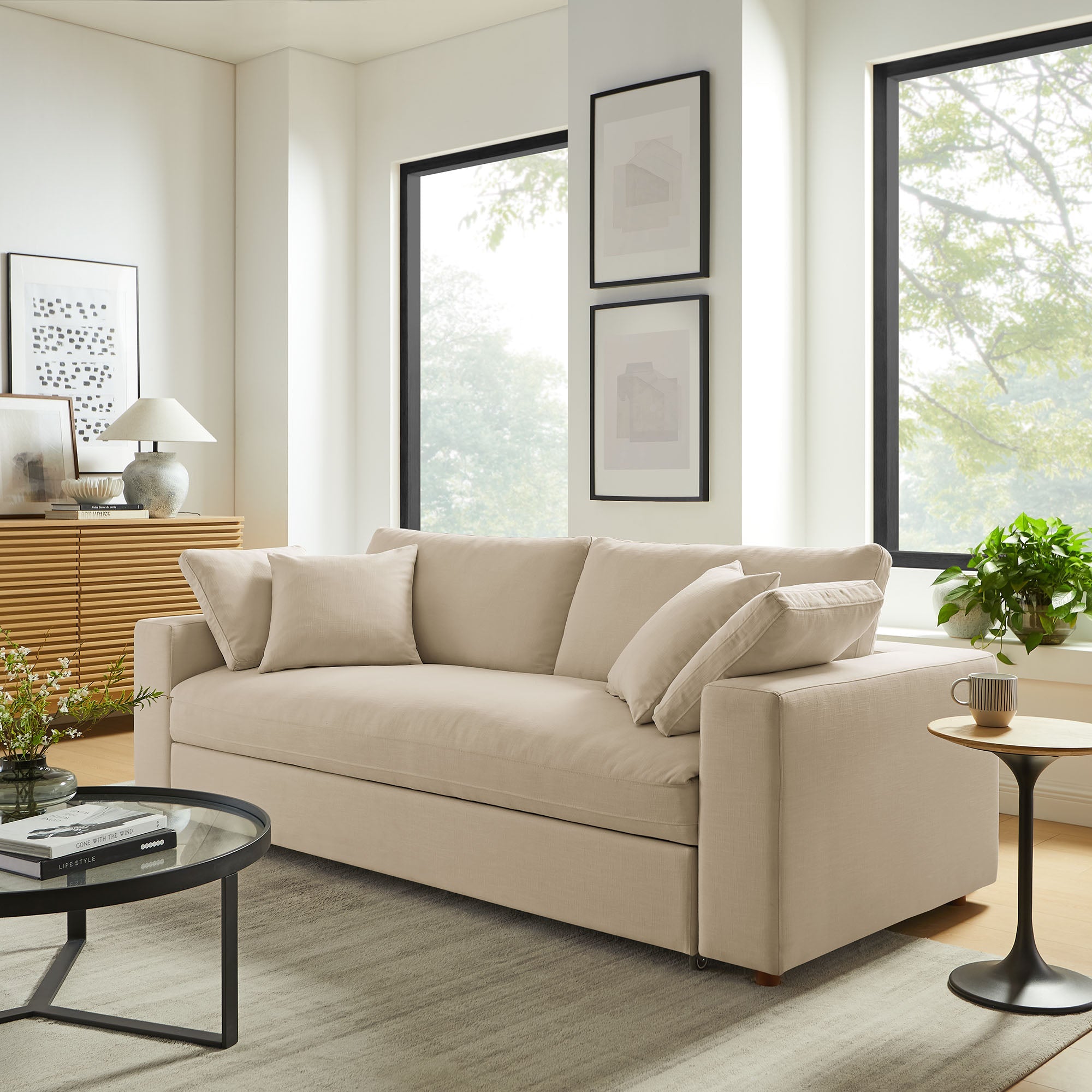 Commix Down Filled Overstuffed Sleeper Sofa by Modway