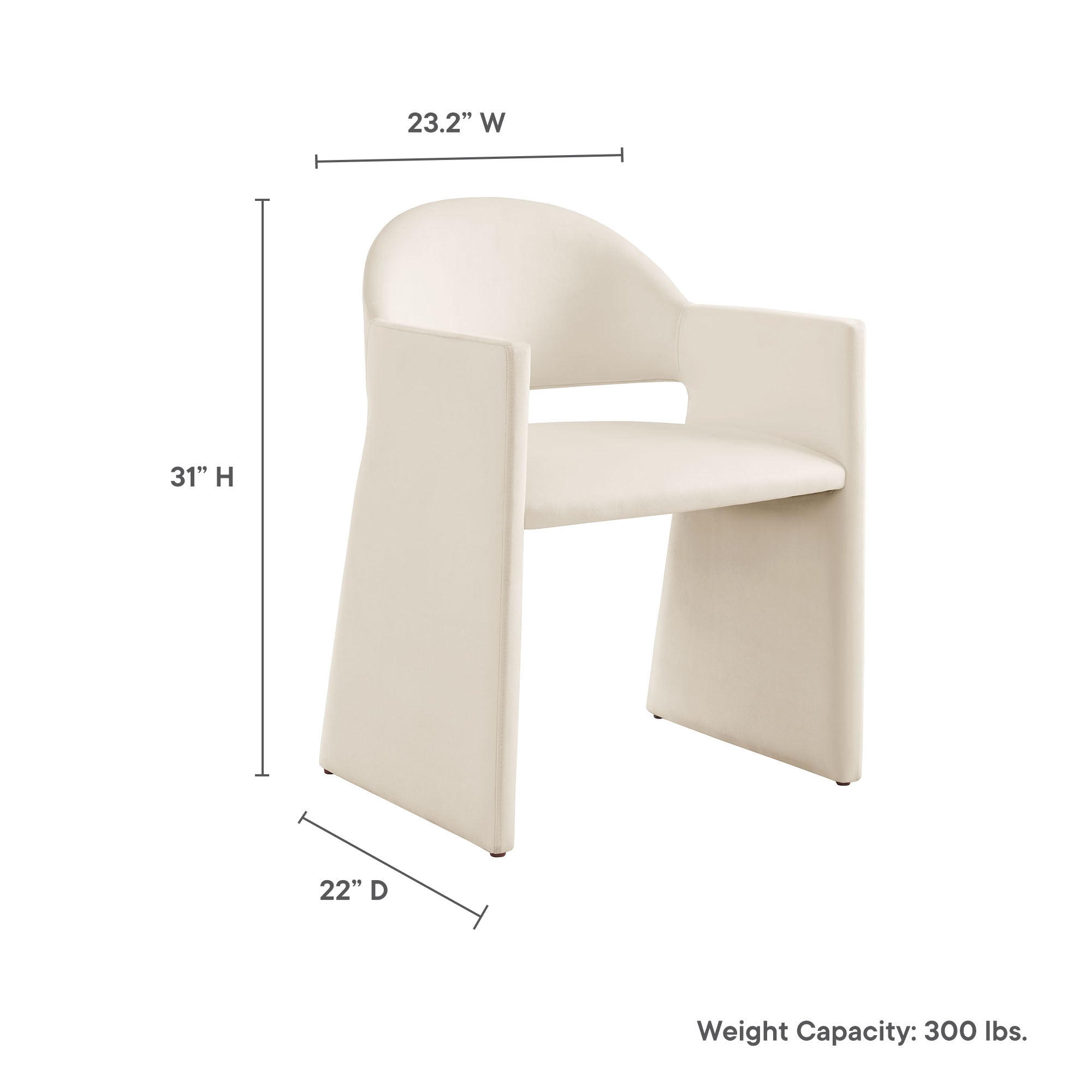 Talia Dining Armchair by Modway