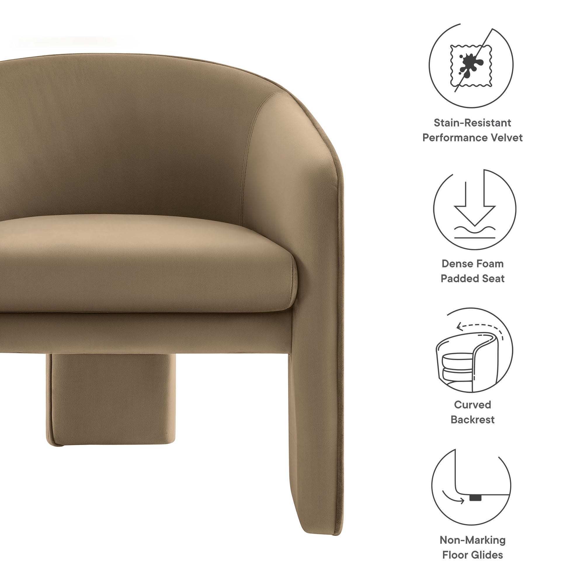 Greer Barrel Accent Chair by Modway