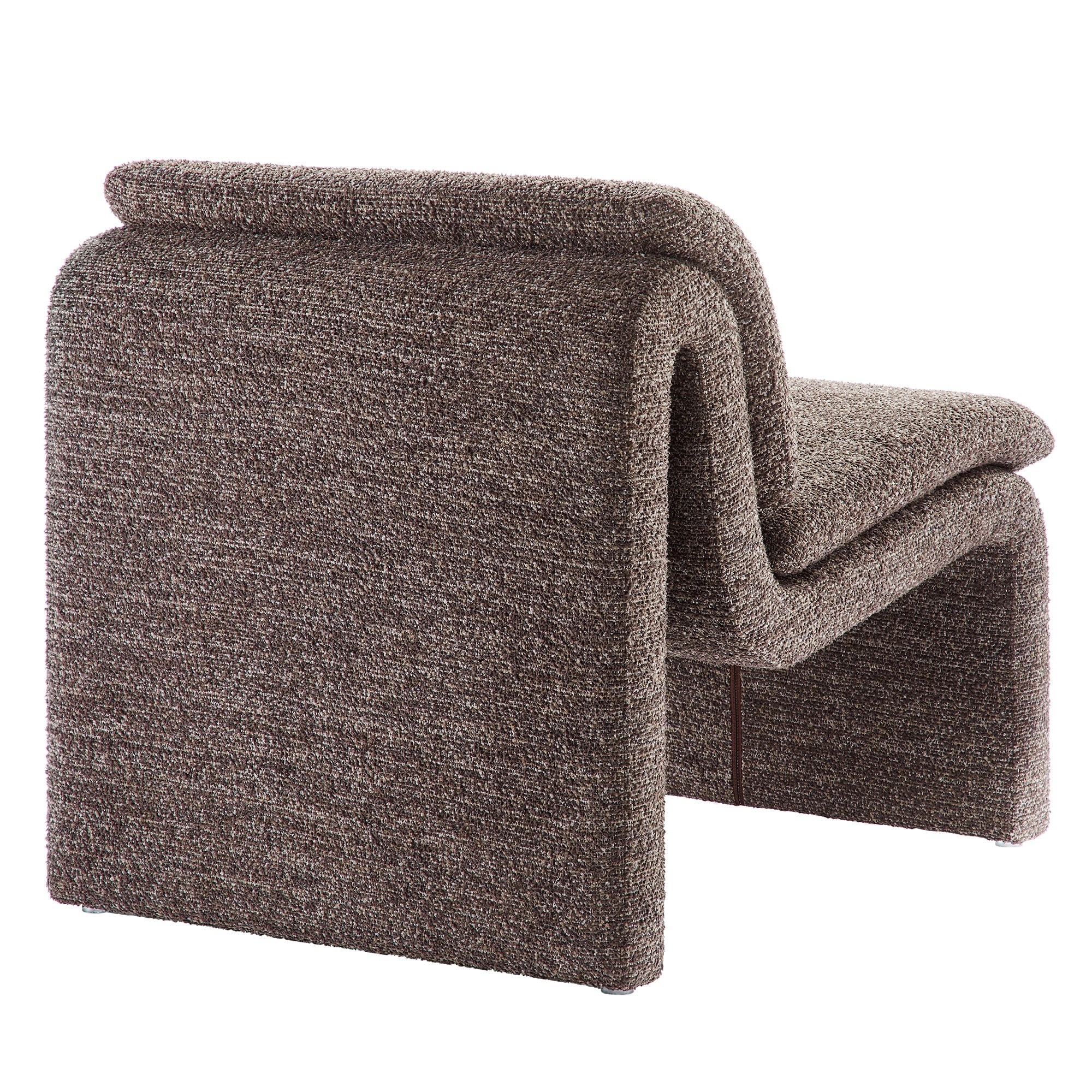 Dune Boucle Upholstered Armless Accent Chair by Modway
