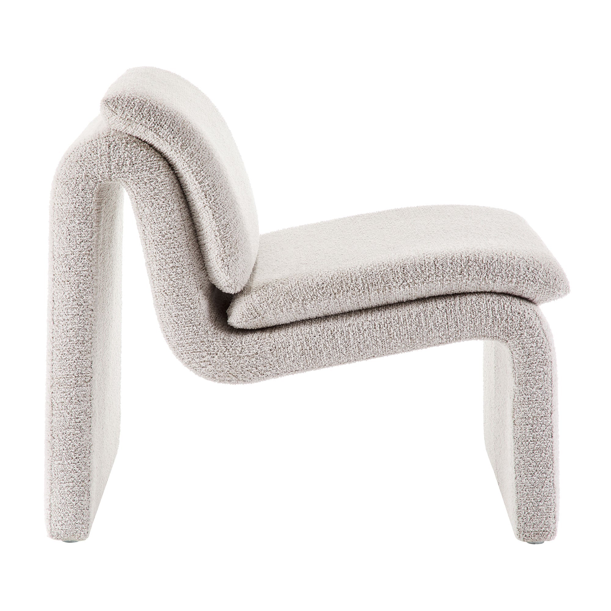 Dune Boucle Upholstered Armless Accent Chair by Modway