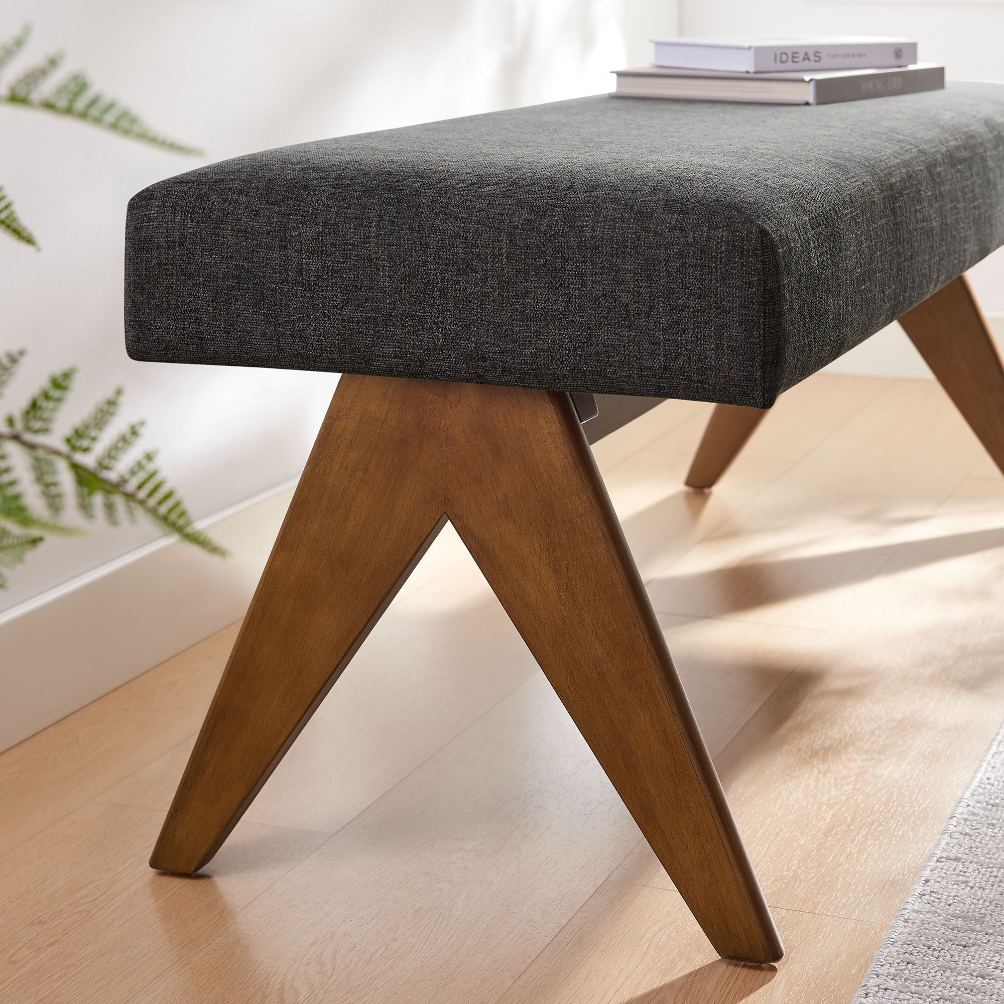 Lyra Upholstered Bench by Modway