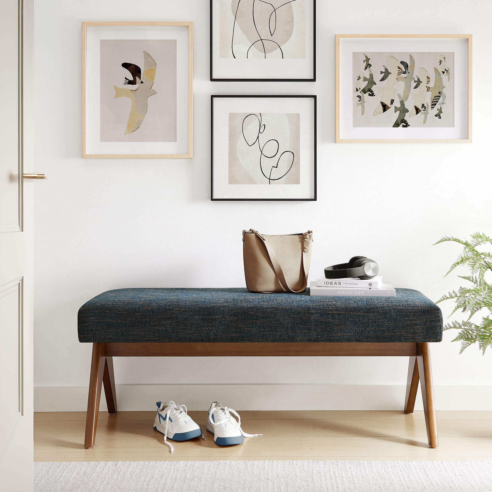 Lyra Upholstered Bench by Modway