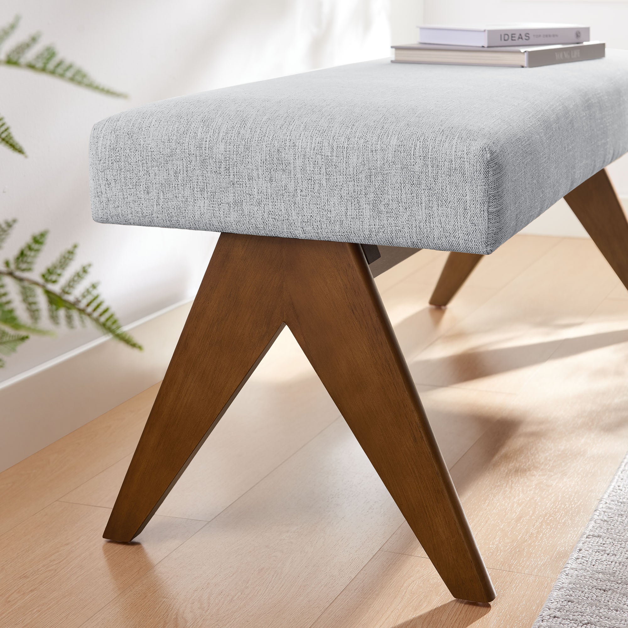 Lyra Upholstered Bench by Modway