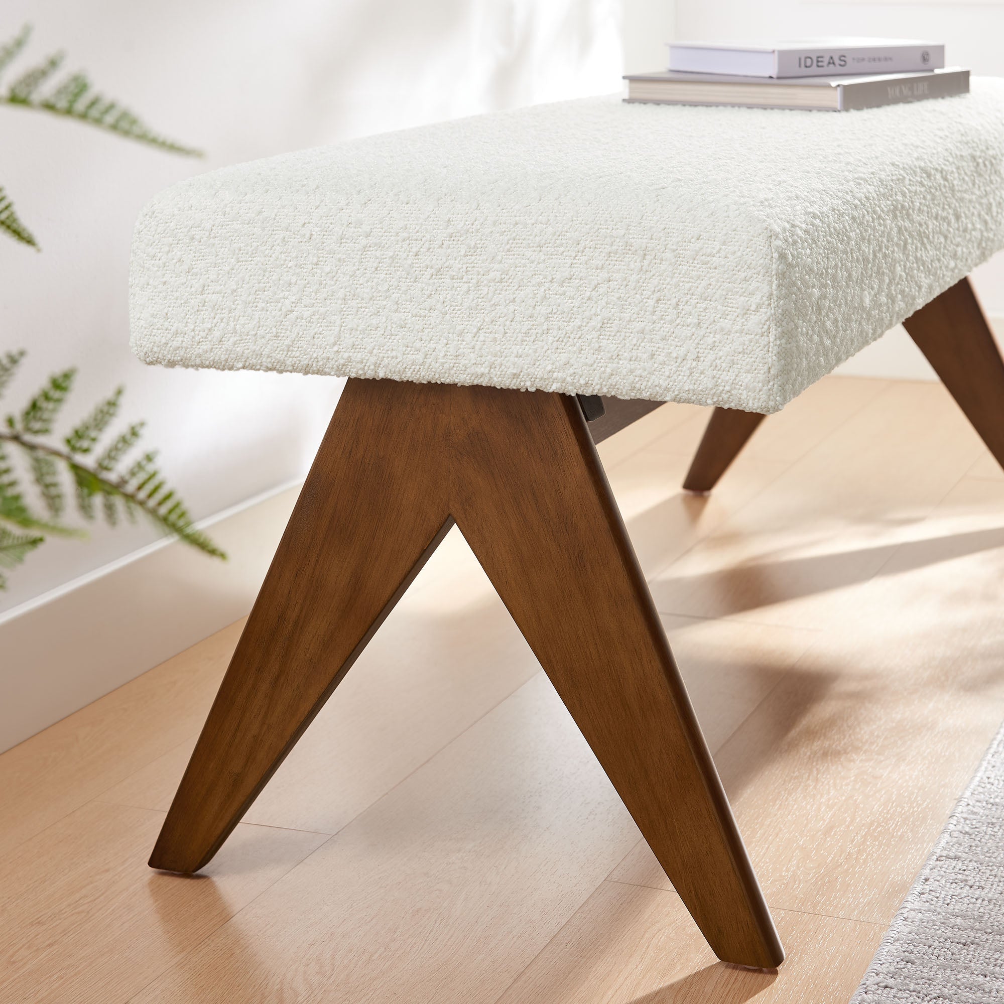 Lyra Upholstered Bench by Modway