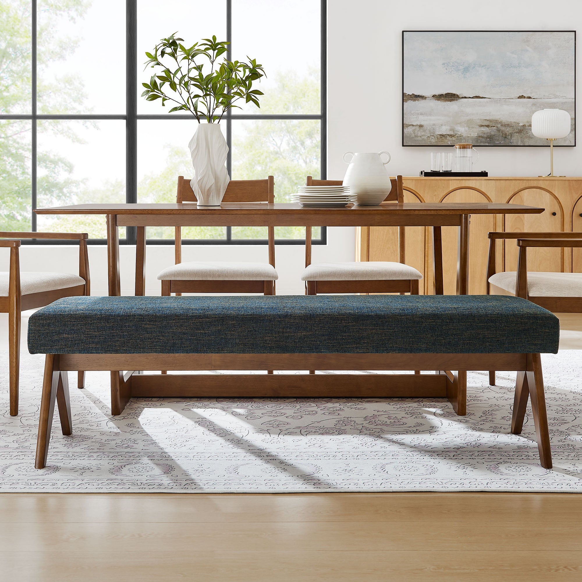 Lyra Upholstered Bench by Modway