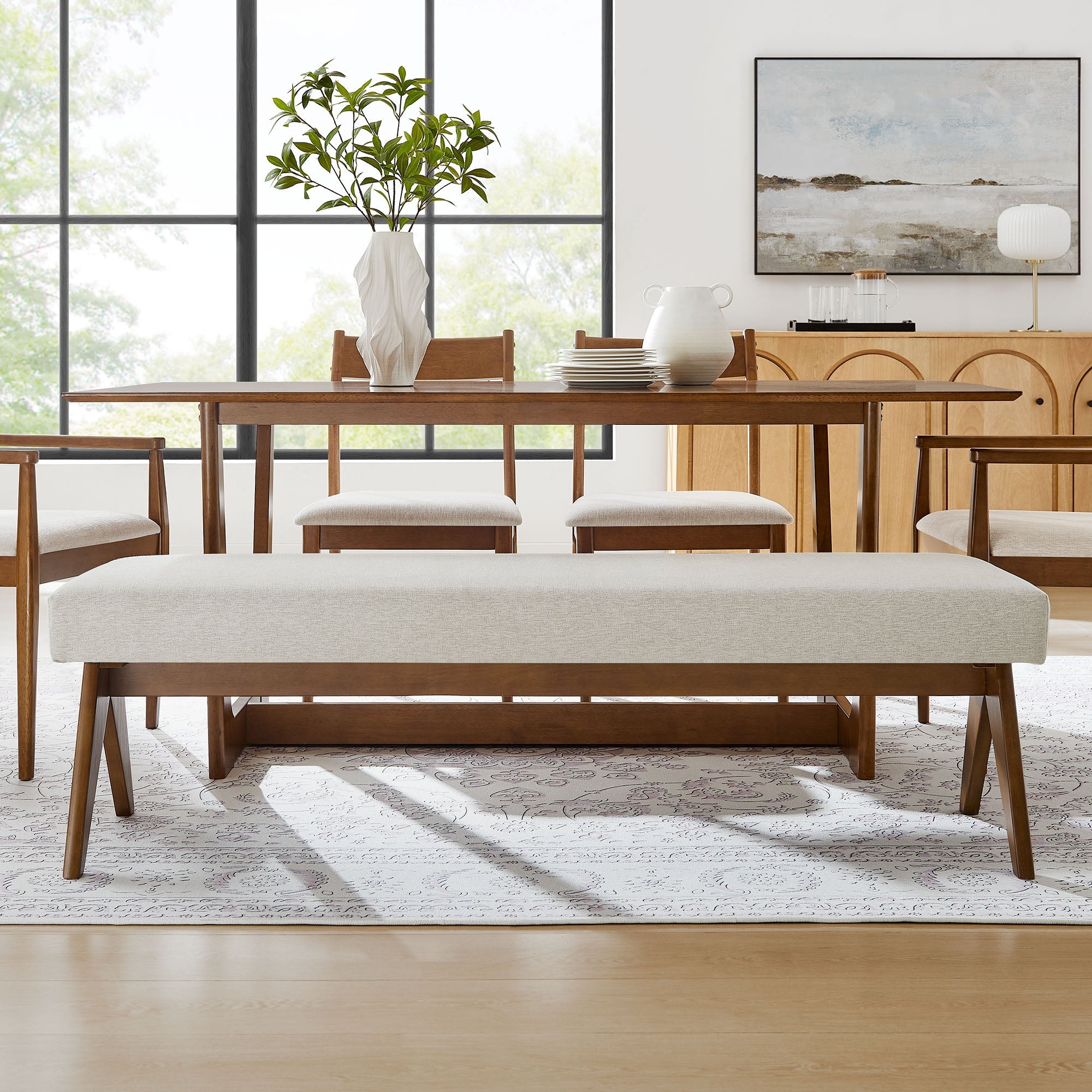 Lyra Upholstered Bench by Modway