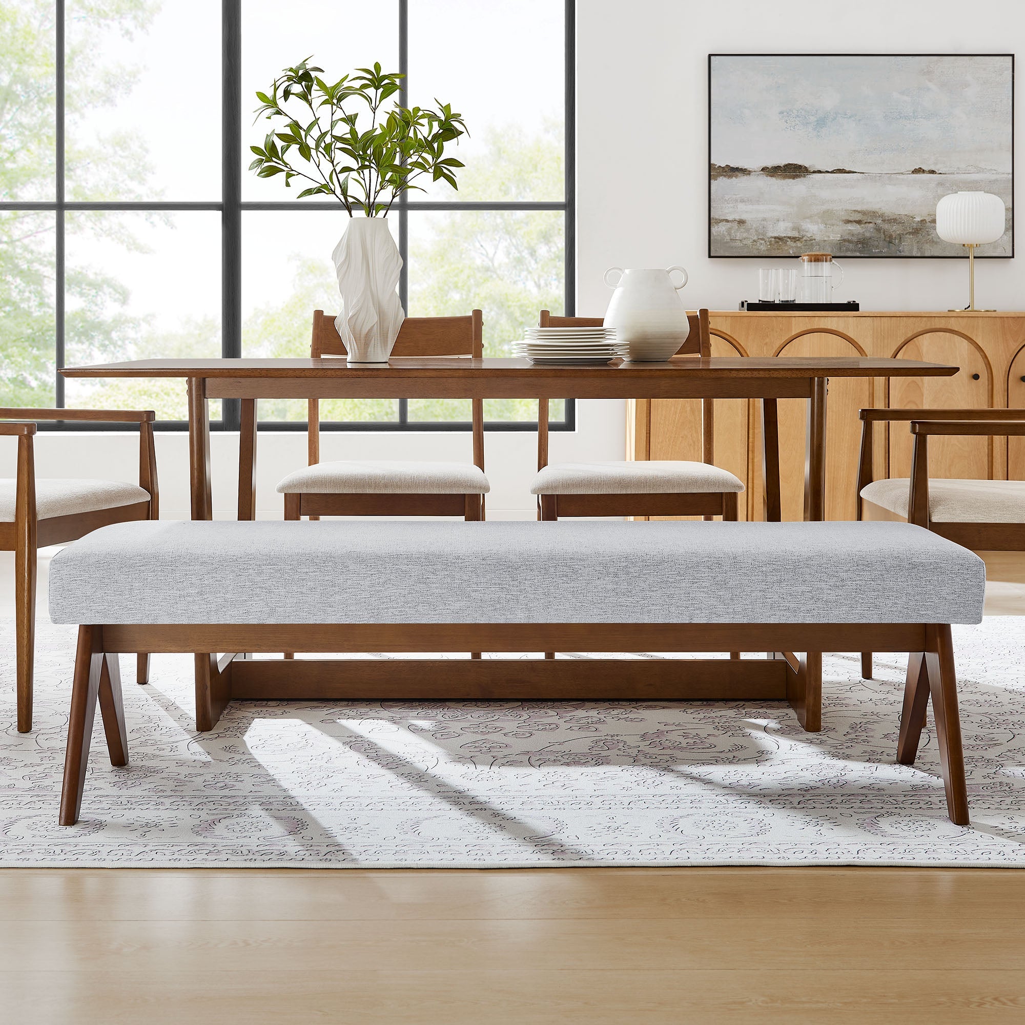 Lyra Upholstered Bench by Modway