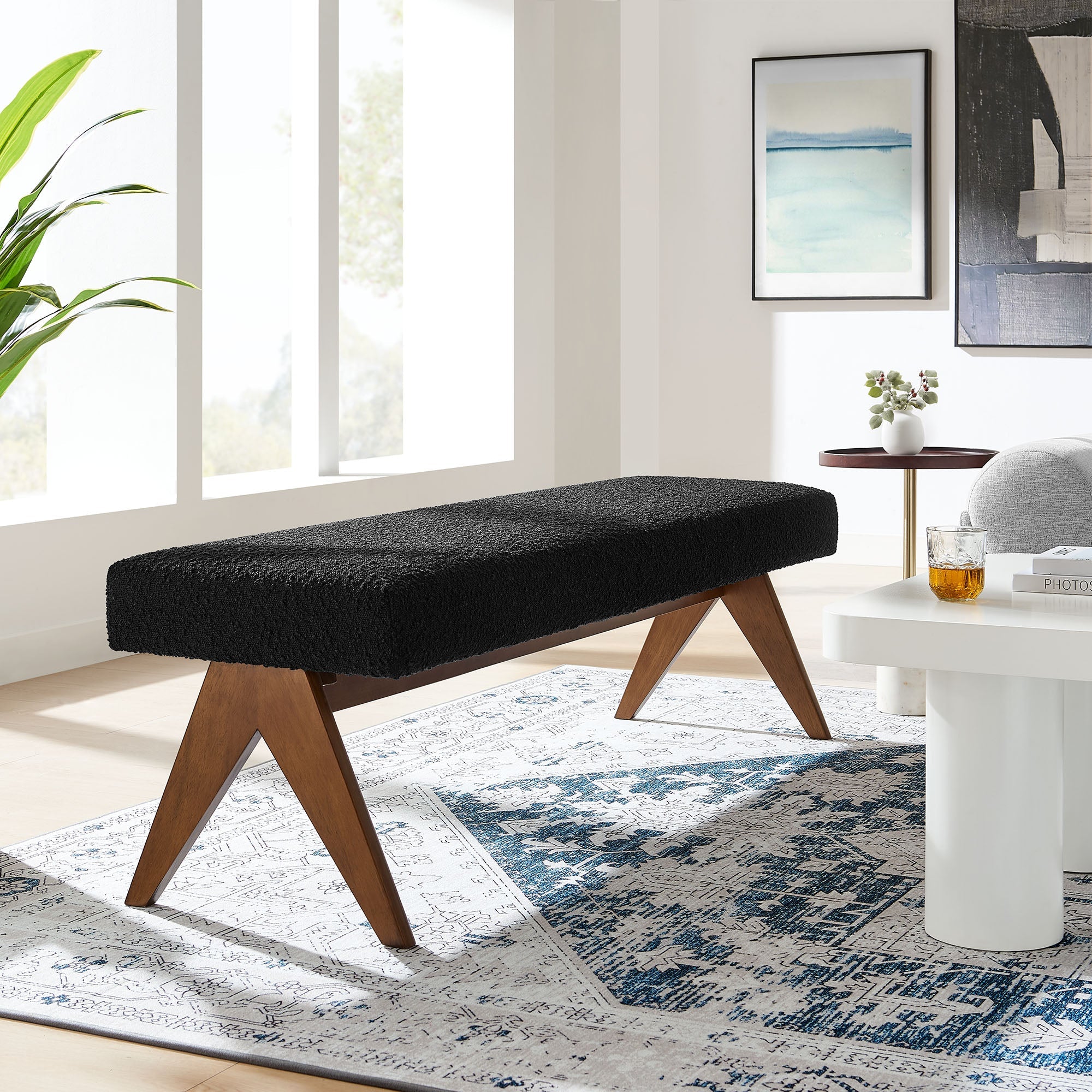 Lyra Upholstered Bench by Modway