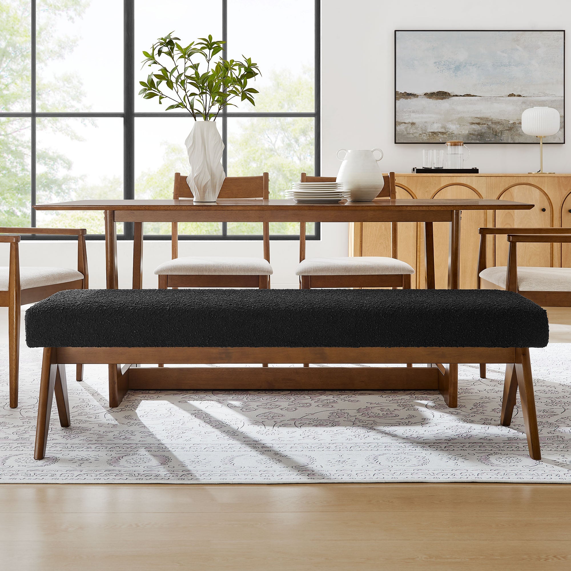 Lyra Upholstered Bench by Modway